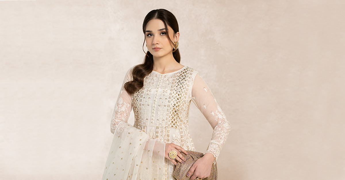 Maira B | Ready to Wear | SF-EF22-01R1 -  Maria B Luxury Formals -  House of Maryam