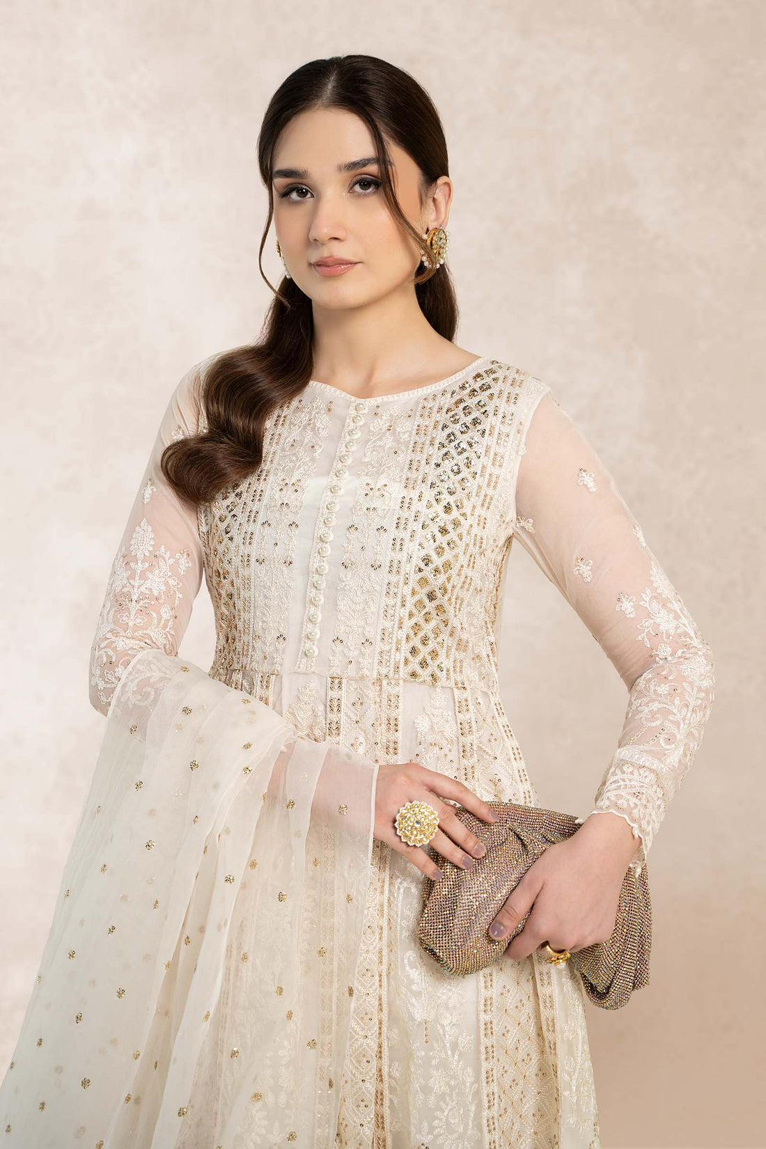 Maira B | Ready to Wear | SF-EF22-01R1 -  Maria B Luxury Formals -  House of Maryam