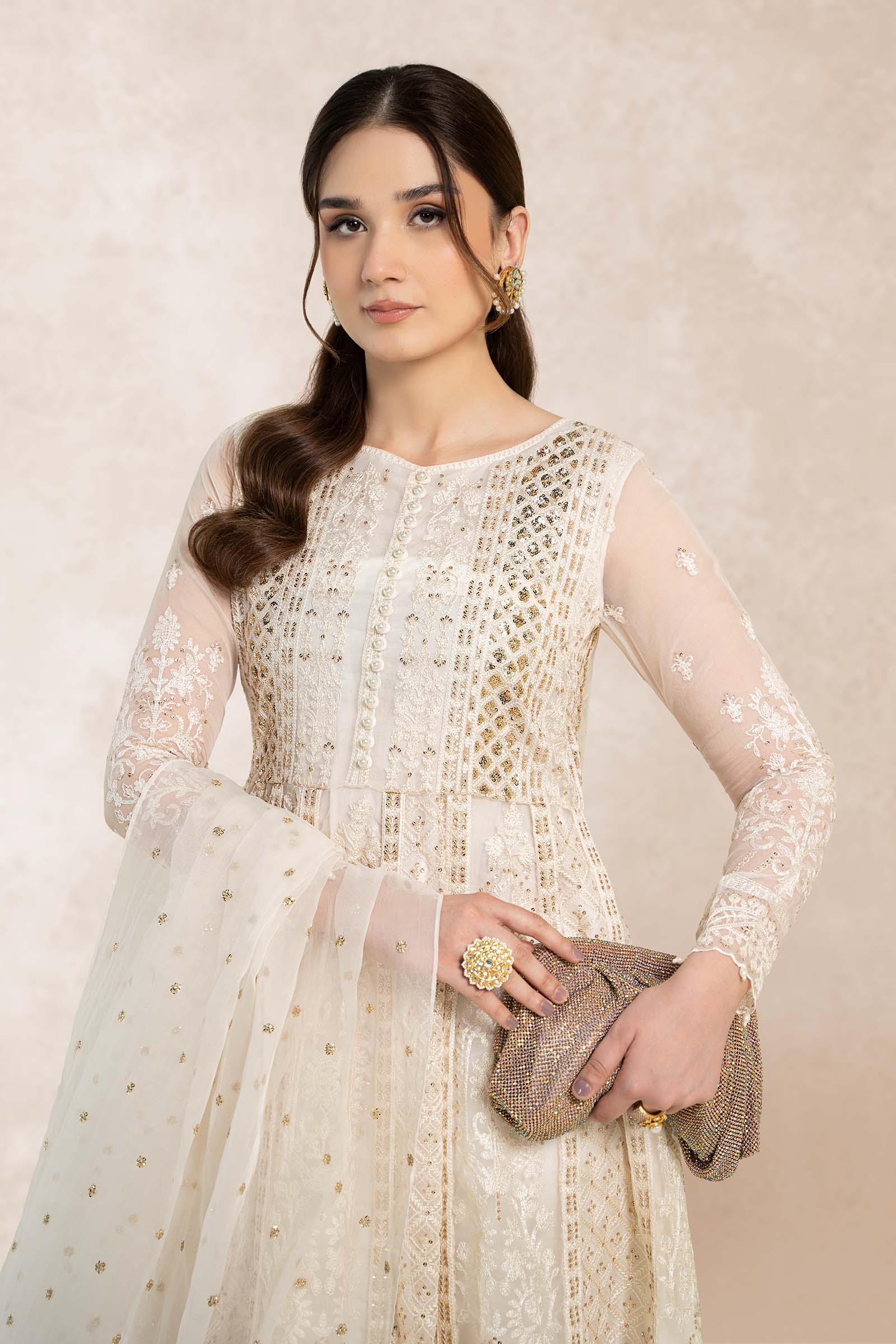 Maira B | Ready to Wear | SF-EF22-01R1 -  Maria B Luxury Formals -  House of Maryam