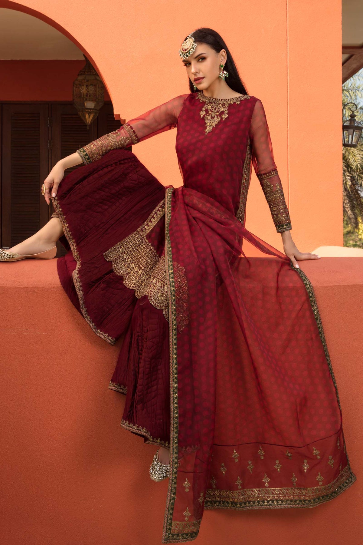 Maria B | Formal Wears | SF-EF23-08R1 -  Maria B Ladies Clothes - Original Designer Dress - House of Maryam
