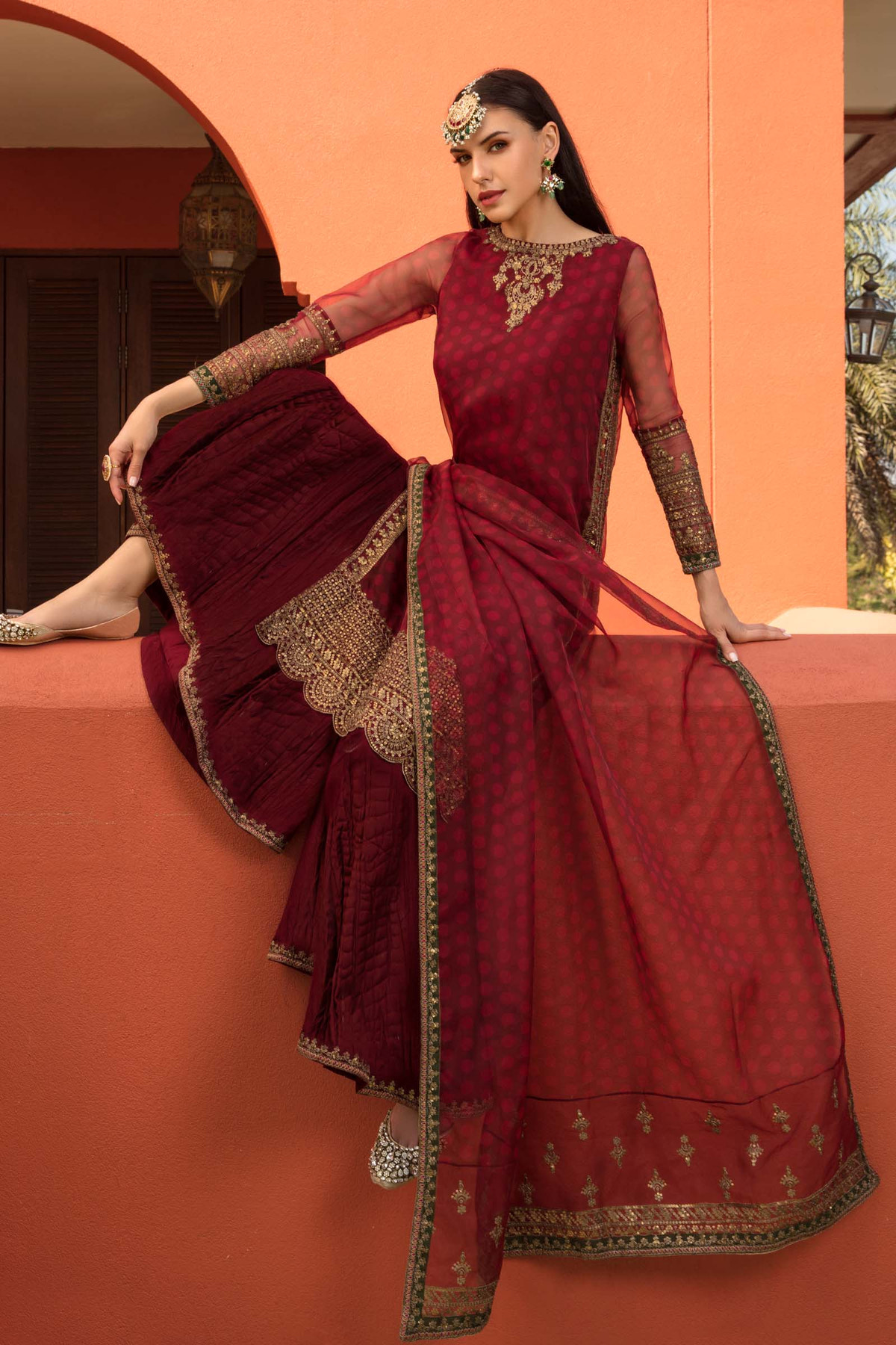 Maria B | Formal Wears | SF-EF23-08R1 -  Maria B Ladies Clothes - Original Designer Dress - House of Maryam