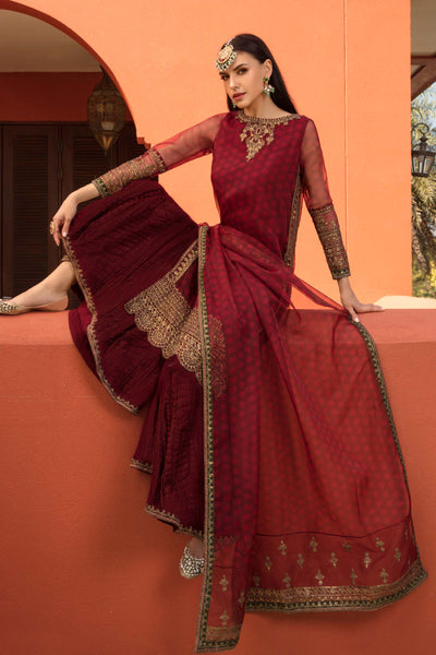 Maria B | Formal Wears | SF-EF23-08R1 -  Maria B Ladies Clothes - Original Designer Dress - House of Maryam