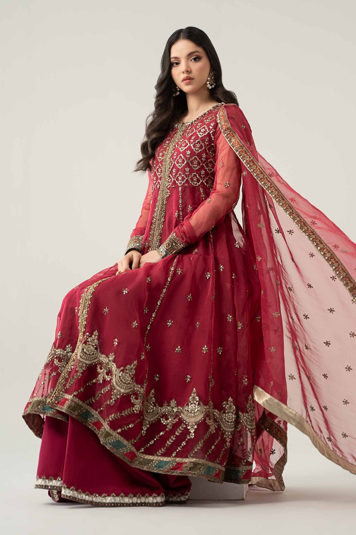 Maria B | Formal Wears | SF-EF23-16R1 -  Maria B Ladies Clothes - Original Designer Dress - House of Maryam