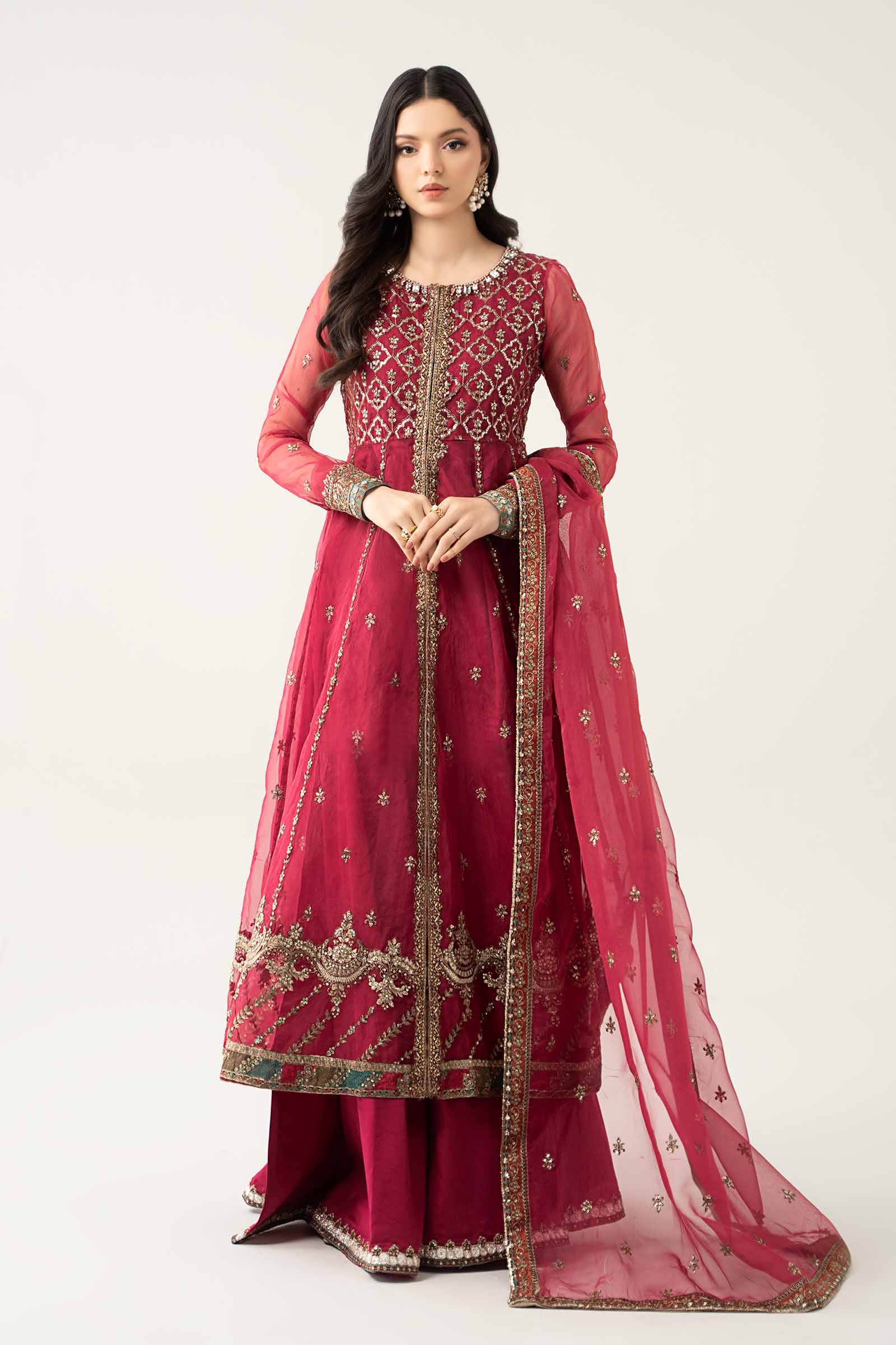 Maria B | Formal Wears | SF-EF23-16R1 -  Maria B Ladies Clothes - Original Designer Dress - House of Maryam