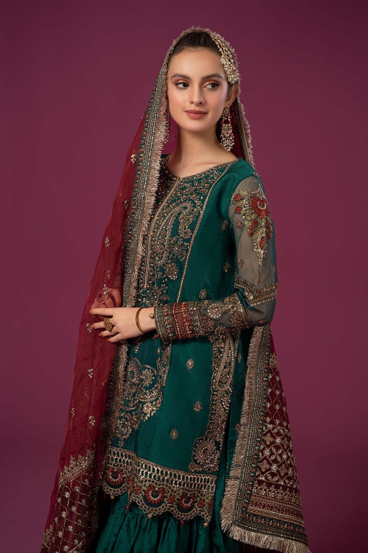 Maria B | Formal Wears | SF-EF24-15 -  Maria B Formal - Original Designer Dress - House of Maryam