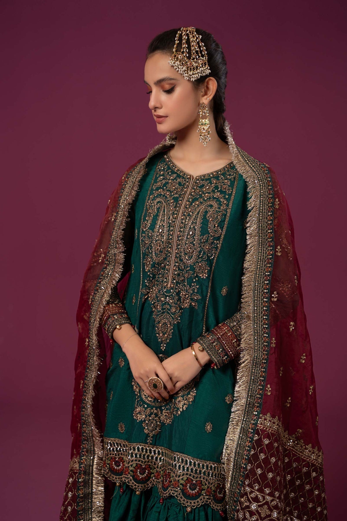 Maria B | Formal Wears | SF-EF24-15 -  Maria B Formal - Original Designer Dress - House of Maryam