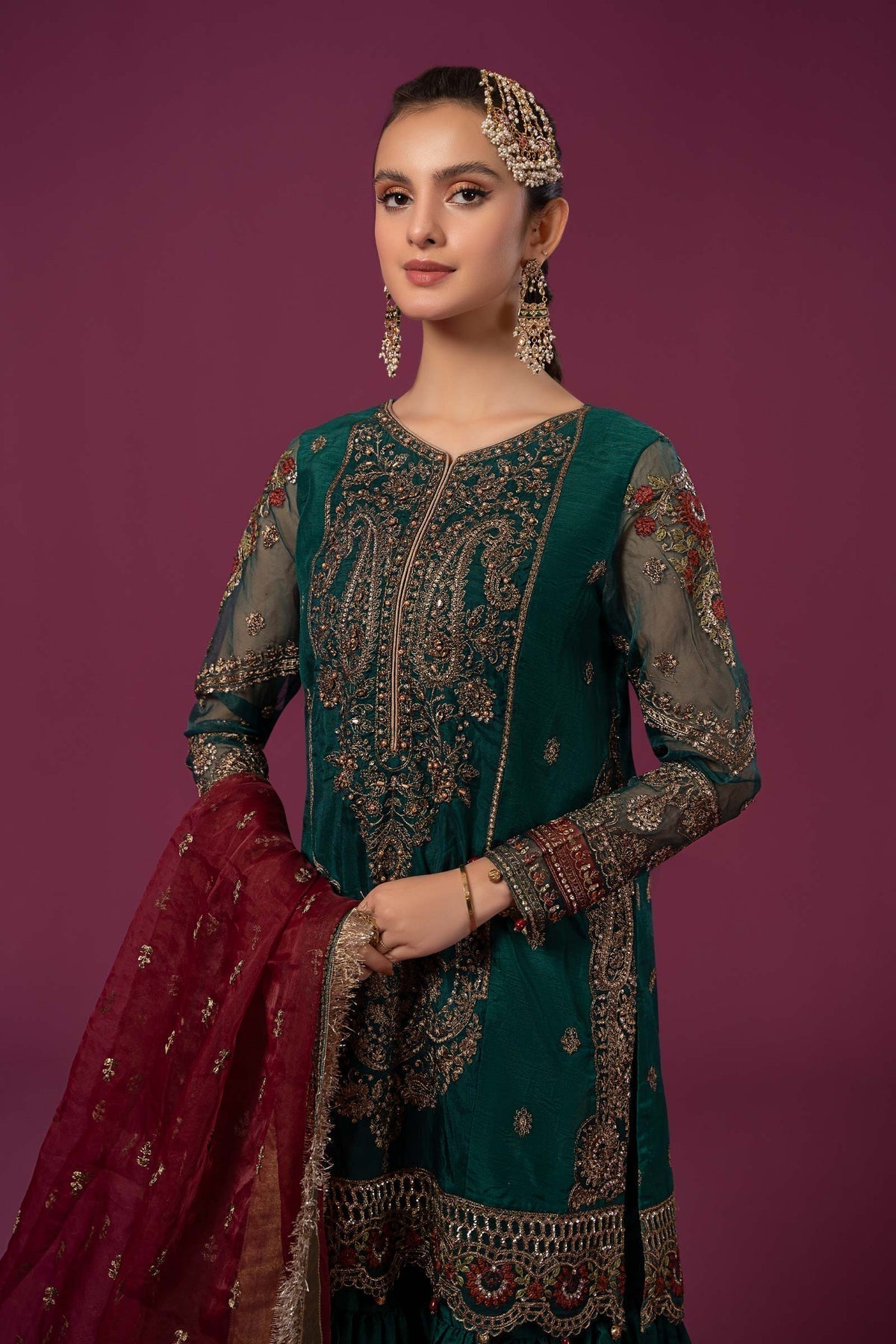 Maria B | Formal Wears | SF-EF24-15 -  Maria B Formal - Original Designer Dress - House of Maryam