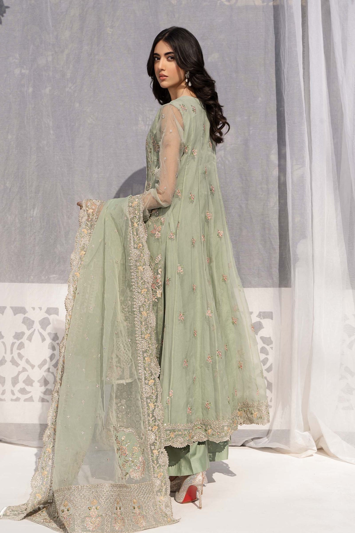Maria B | Formal Wears | SF-EF24-19 -  Maria B Formal - Original Designer Dress - House of Maryam