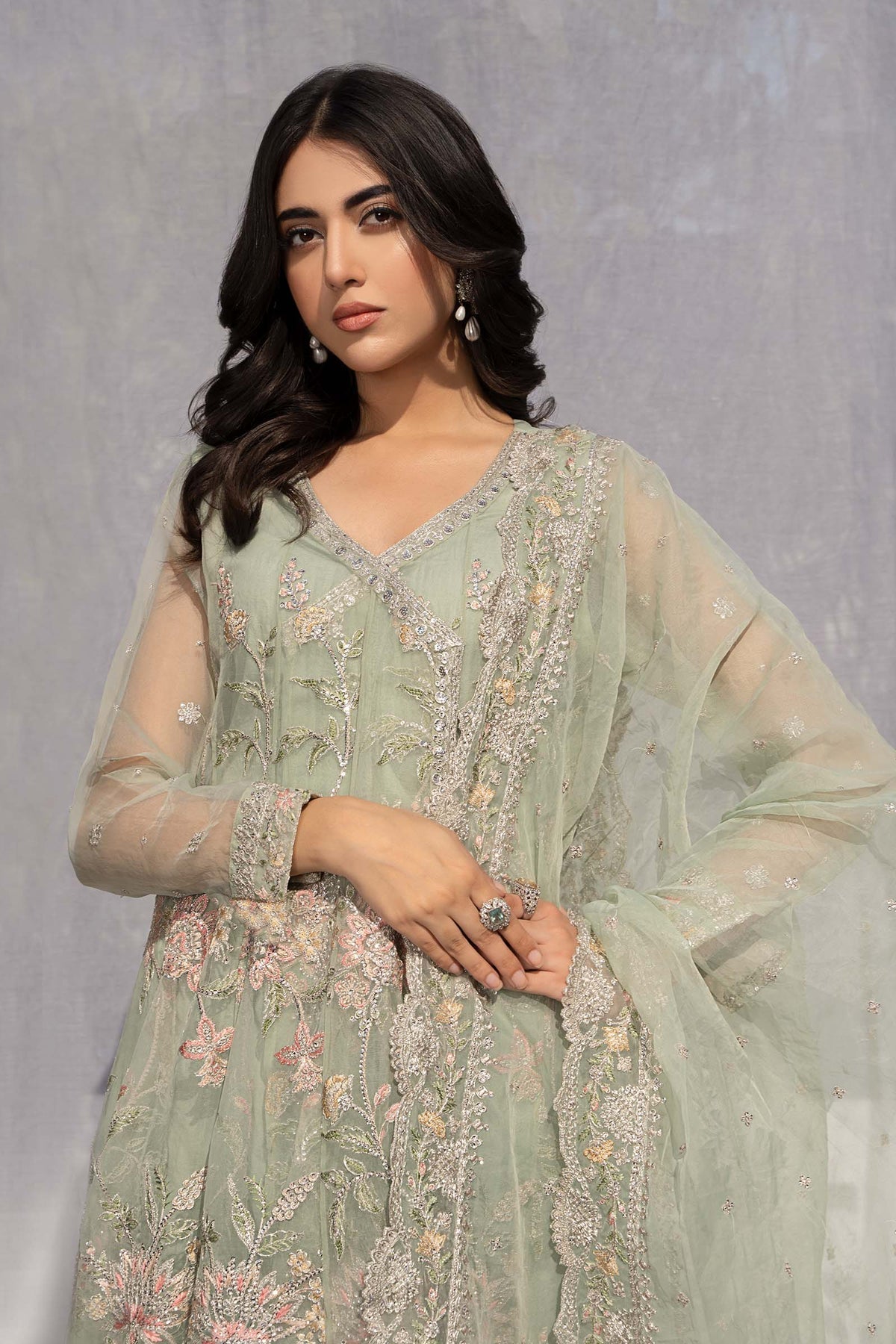 Maria B | Formal Wears | SF-EF24-19 -  Maria B Formal - Original Designer Dress - House of Maryam
