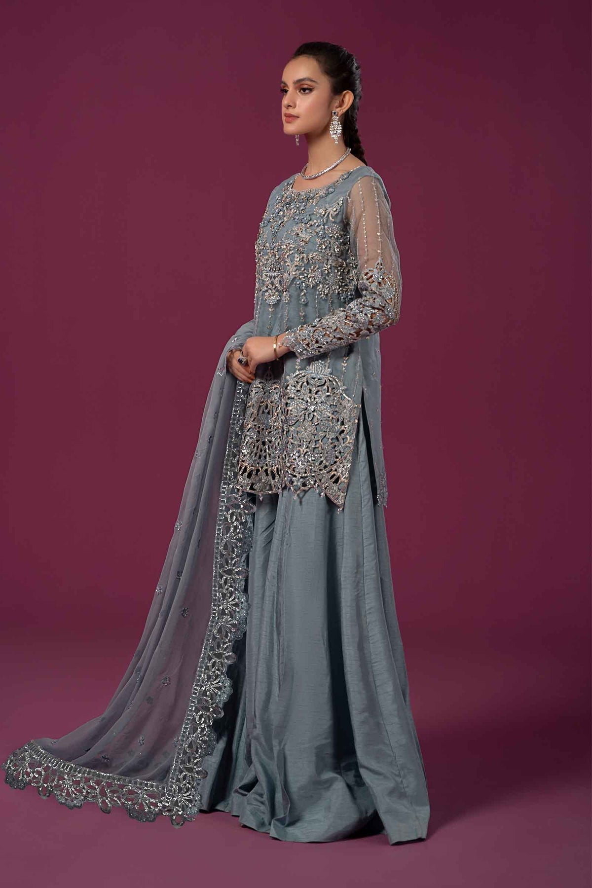 Maria B | Formal Wears | SF-EF24-22 by Designer Maria B - House of Maryam - Pakistani Designer Ethnic Wear in {{ shop.shopifyCountryName }}