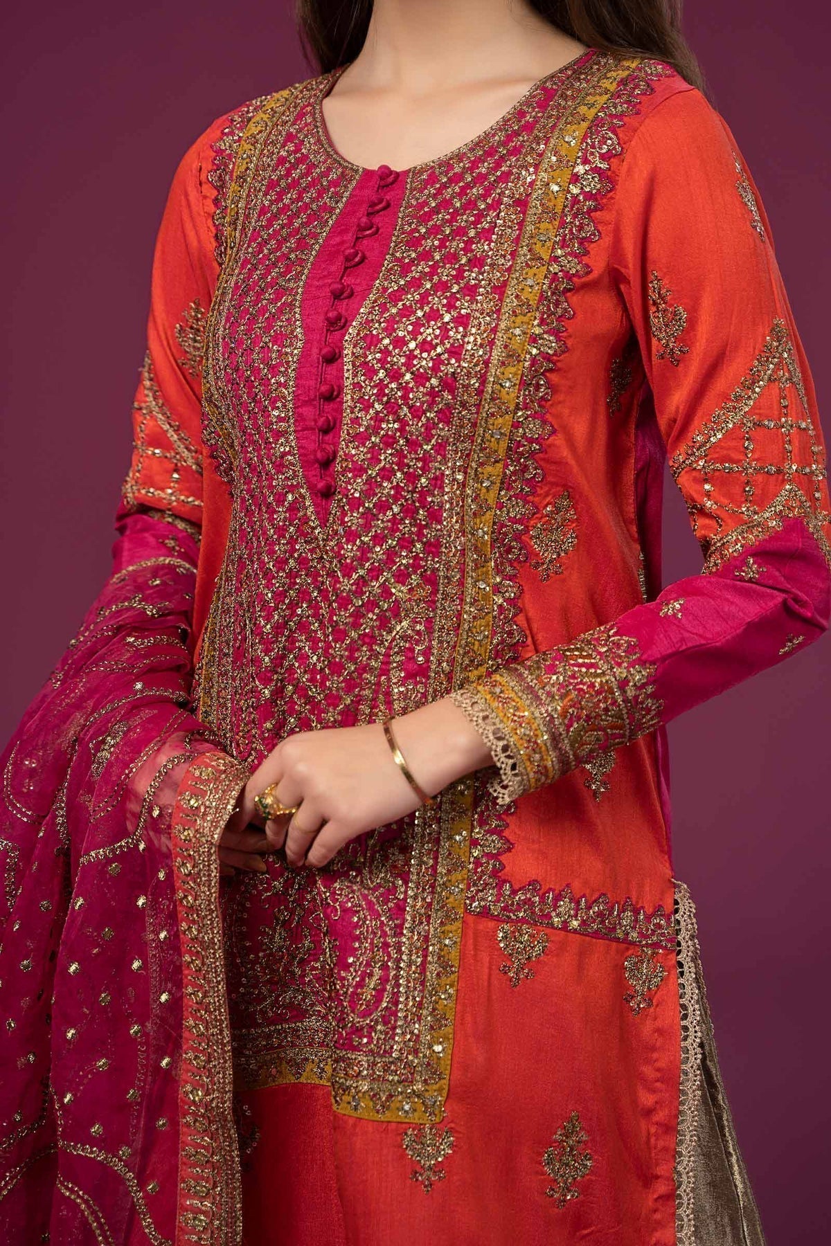 Maria B | Formal Wears | SF-EF24-27 by Designer Maria B - House of Maryam - Pakistani Designer Ethnic Wear in {{ shop.shopifyCountryName }}