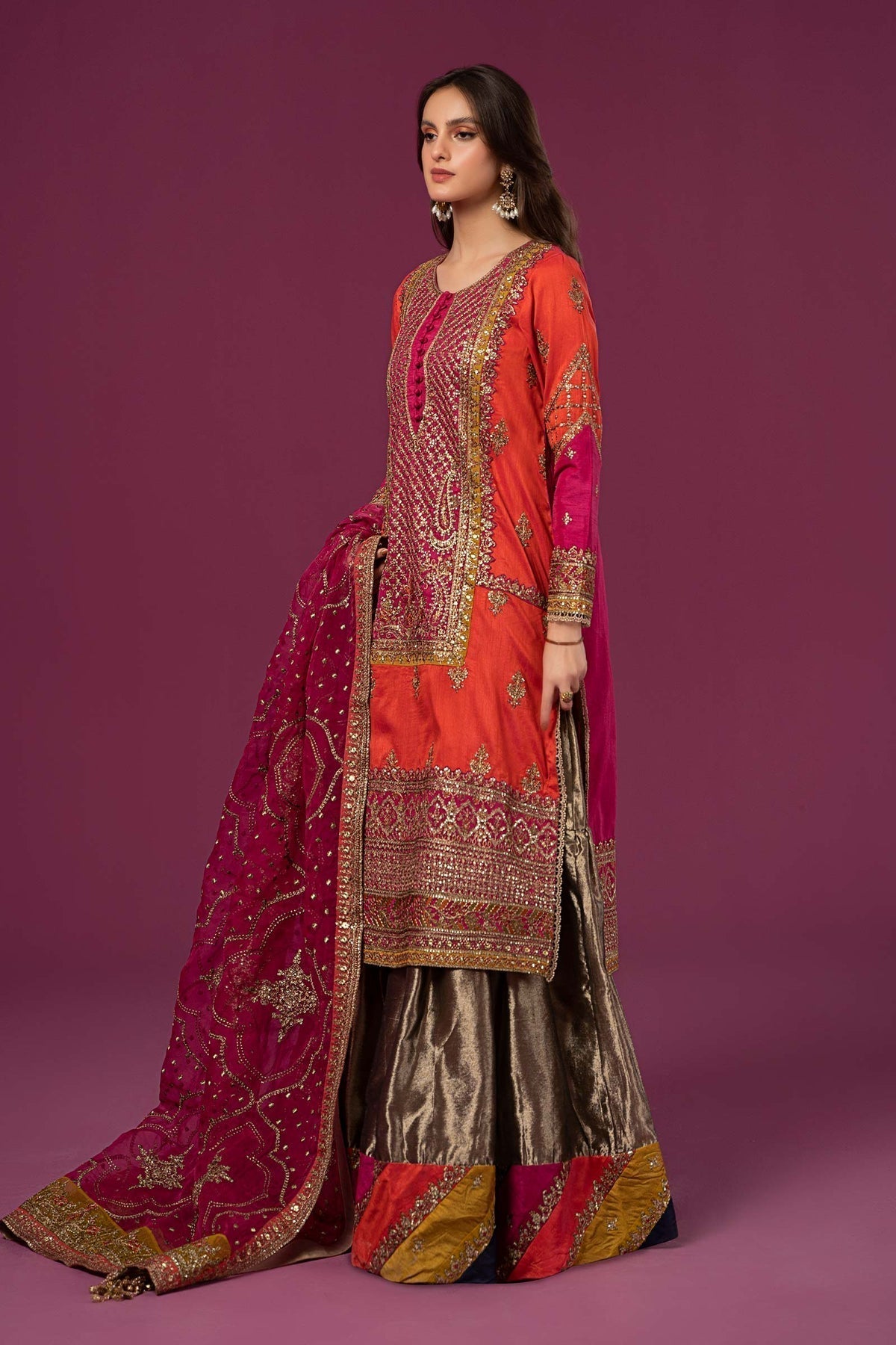 Maria B | Formal Wears | SF-EF24-27 by Designer Maria B - House of Maryam - Pakistani Designer Ethnic Wear in {{ shop.shopifyCountryName }}