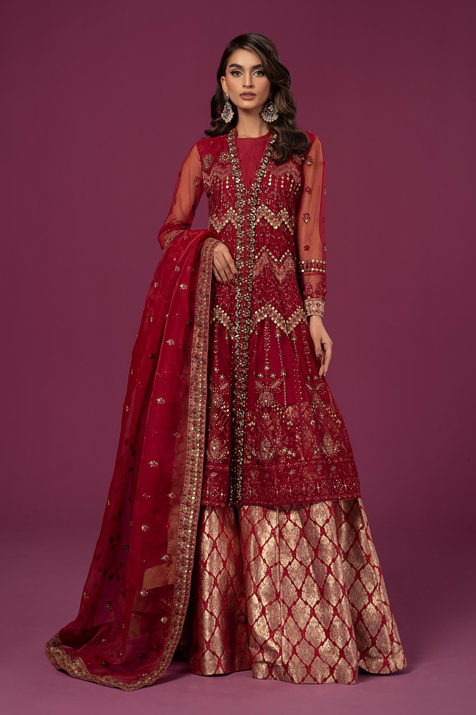 Maira B | Ready to Wear | SF-EF24-28 -  Maria B Luxury Formals -  House of Maryam