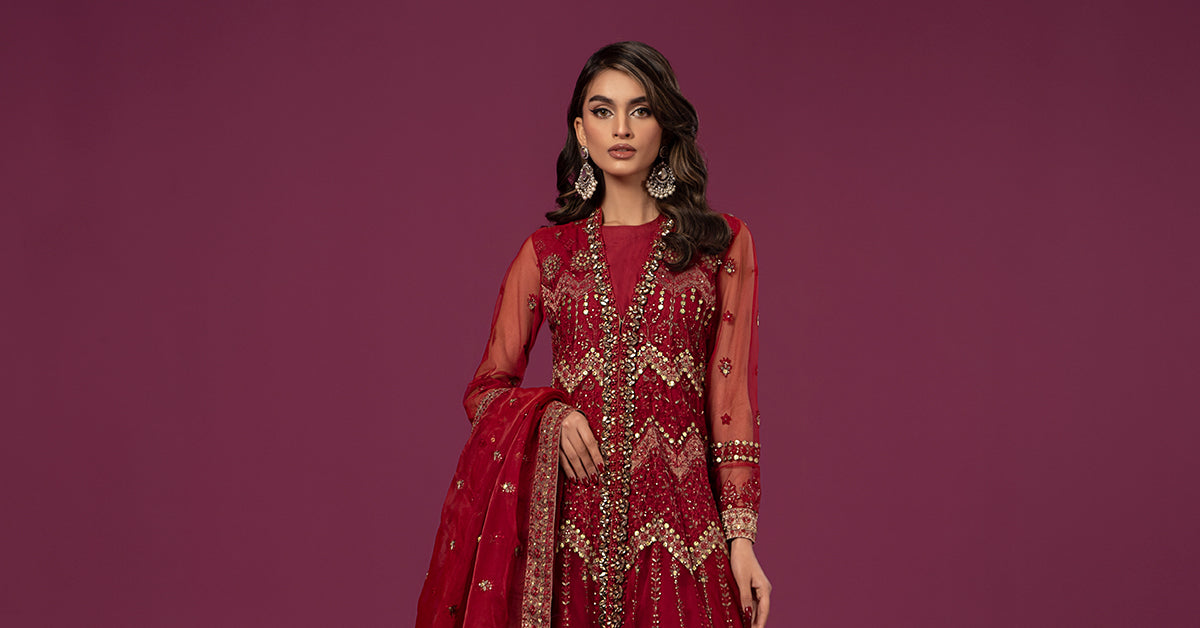 Maira B | Ready to Wear | SF-EF24-28 -  Maria B Luxury Formals -  House of Maryam