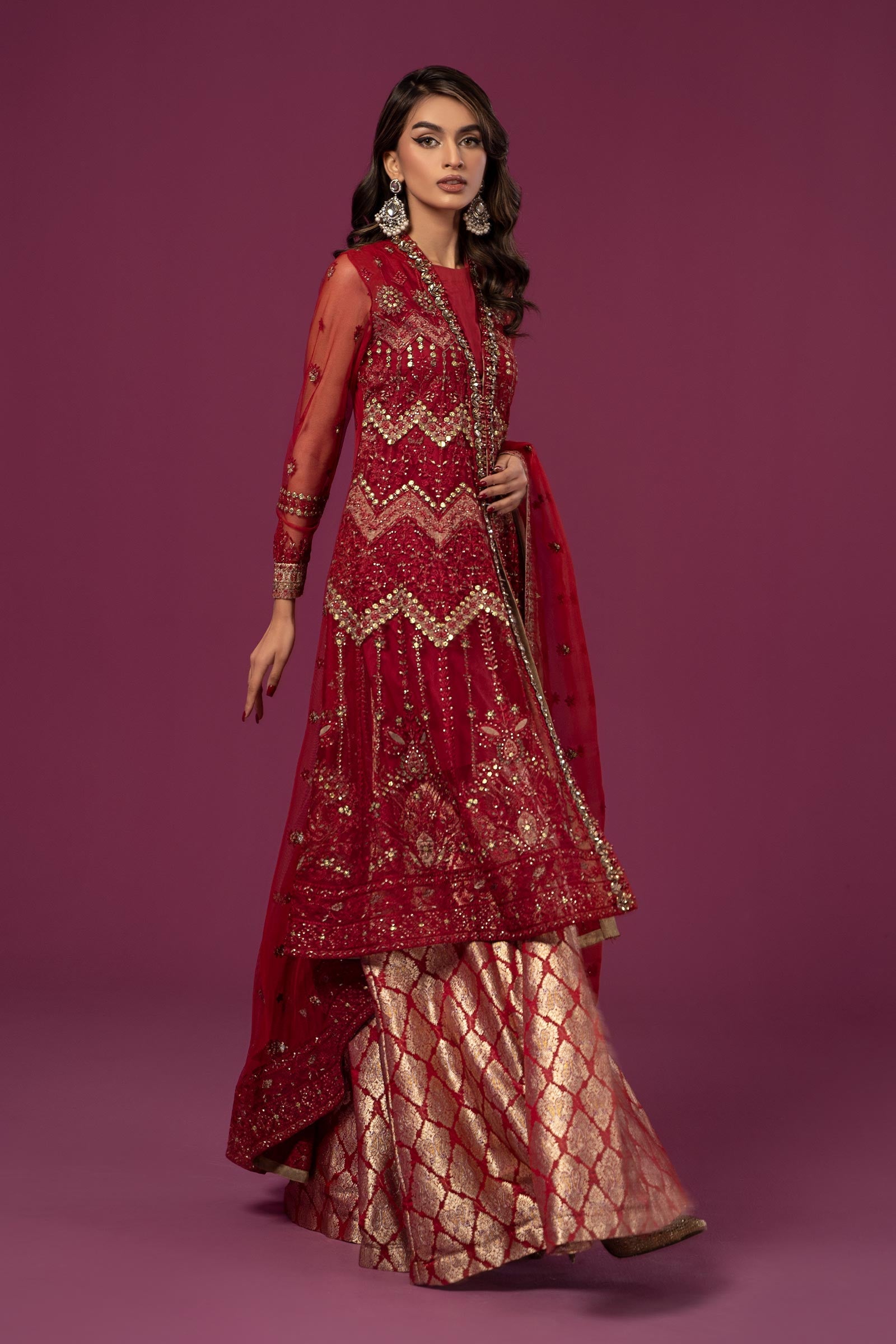 Maira B | Ready to Wear | SF-EF24-28 -  Maria B Luxury Formals -  House of Maryam