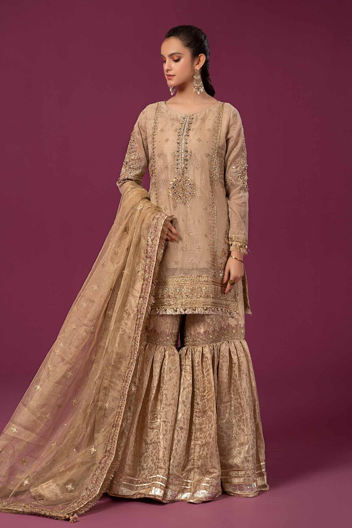 Maria B | Formal Wears | SF-EF24-35 by Designer Maria B - House of Maryam - Pakistani Designer Ethnic Wear in {{ shop.shopifyCountryName }}