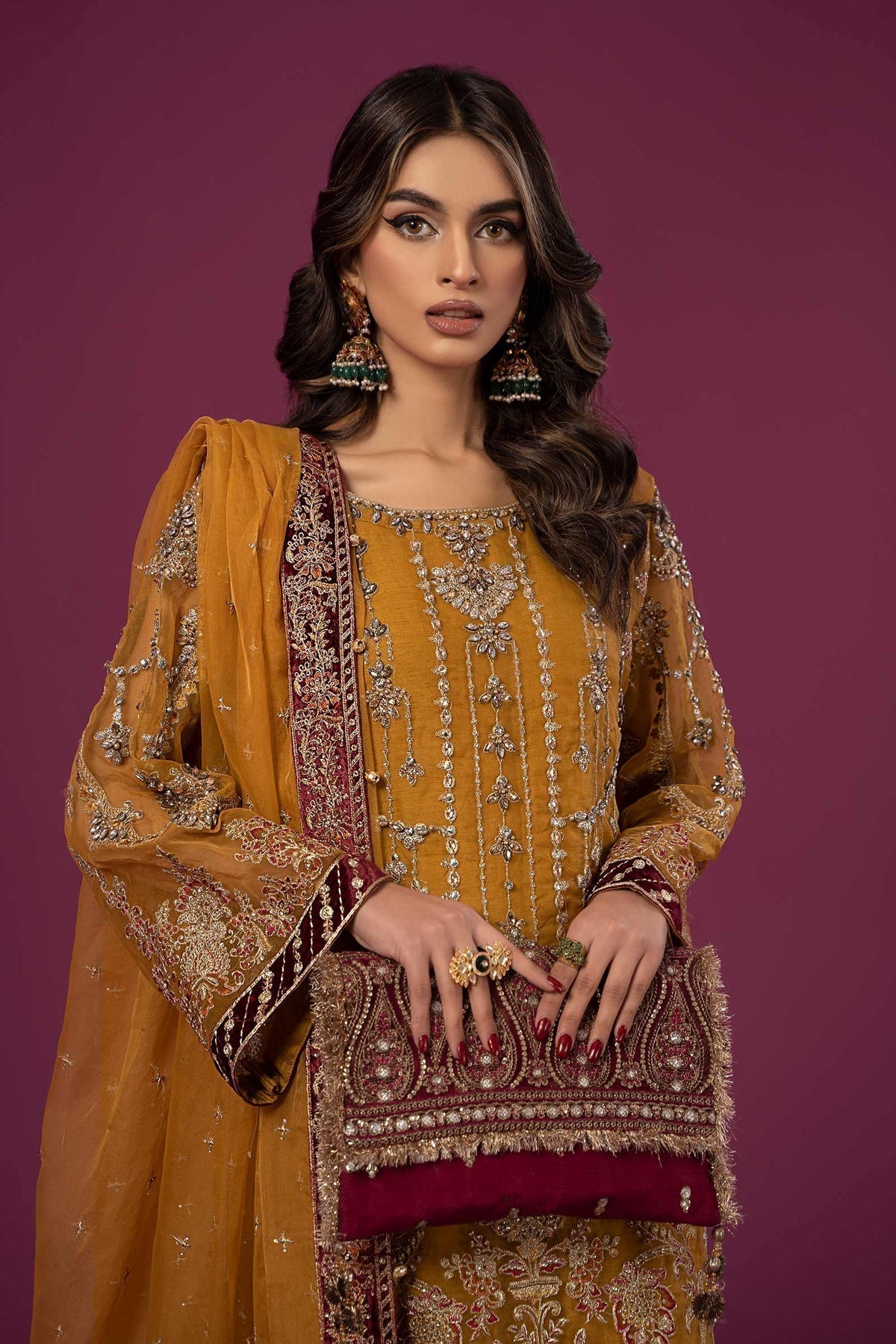 Maria B | Formal Wears | SF-EF24-45 -  Maria B Formal - Original Designer Dress - House of Maryam