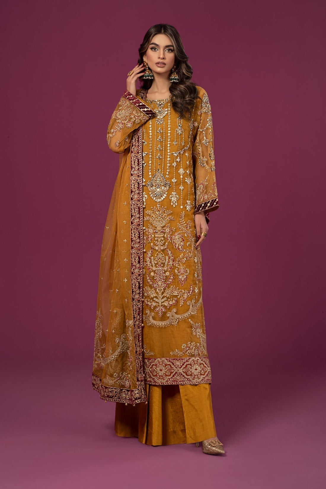 Maria B | Formal Wears | SF-EF24-45 by Designer Maria B - House of Maryam - Pakistani Designer Ethnic Wear in {{ shop.shopifyCountryName }}