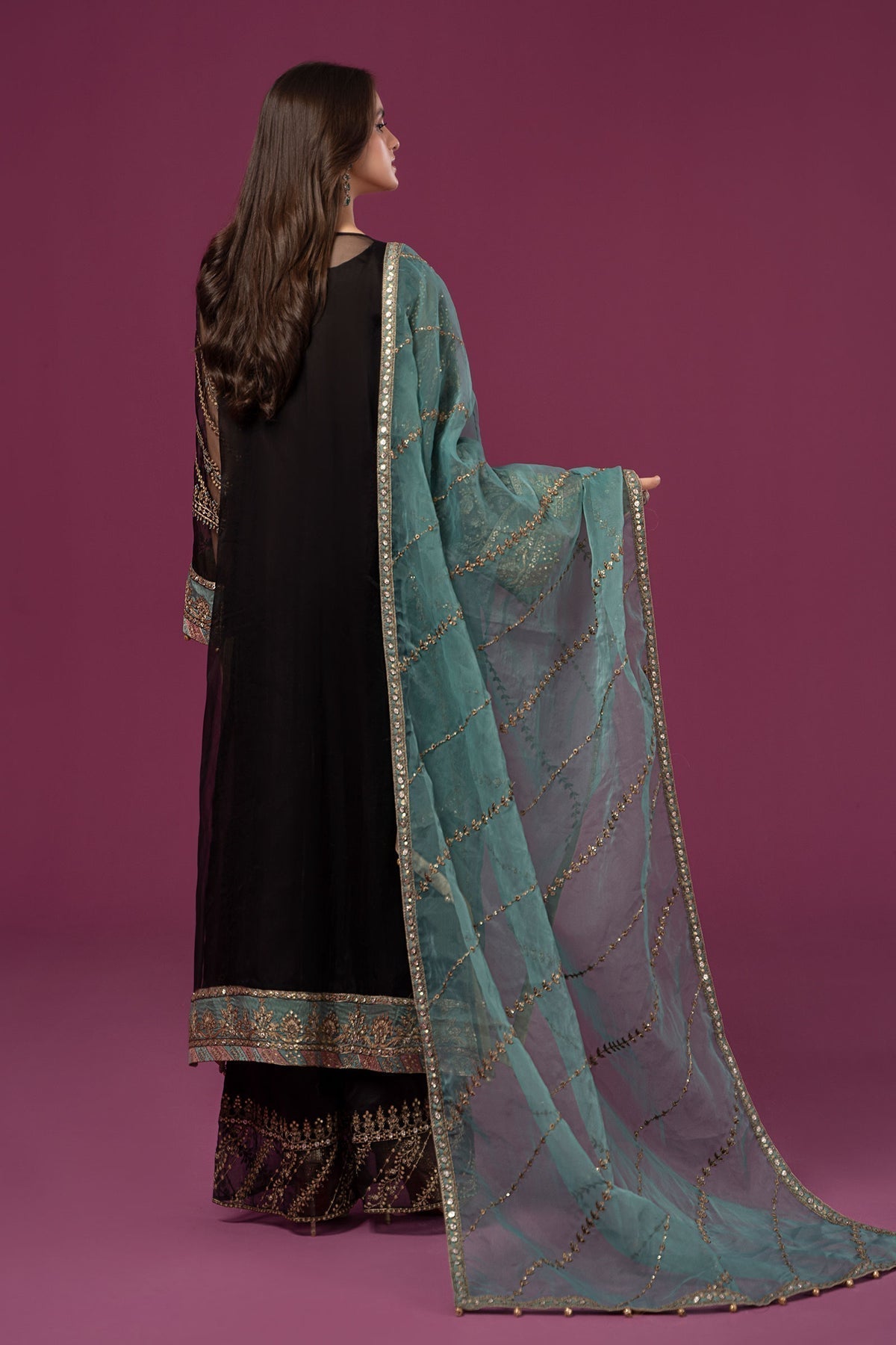 Maria B | Formal Wears | SF-EF24-46 -  Maria B Formal - Original Designer Dress - House of Maryam