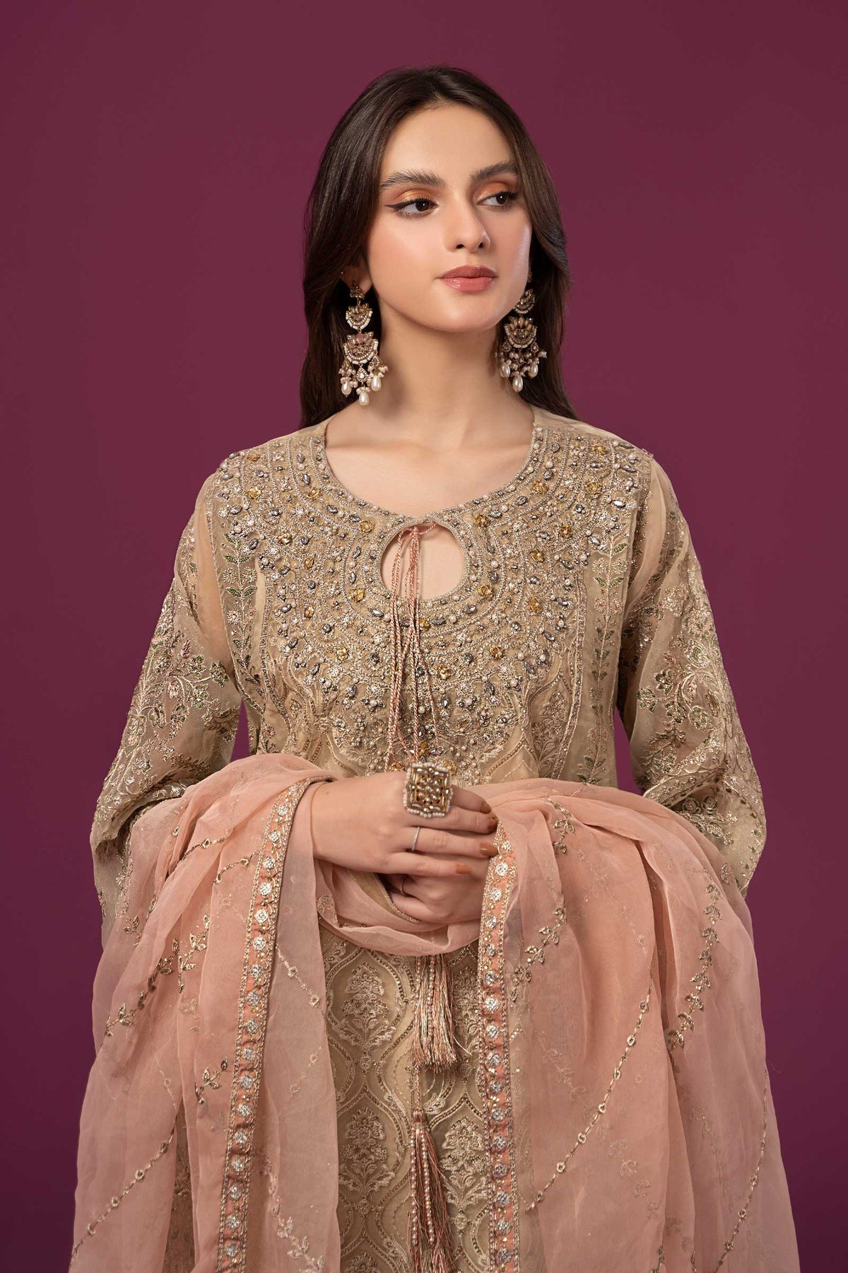 Maria B | Formal Wears | SF-EF24-46 -  Maria B Formal - Original Designer Dress - House of Maryam