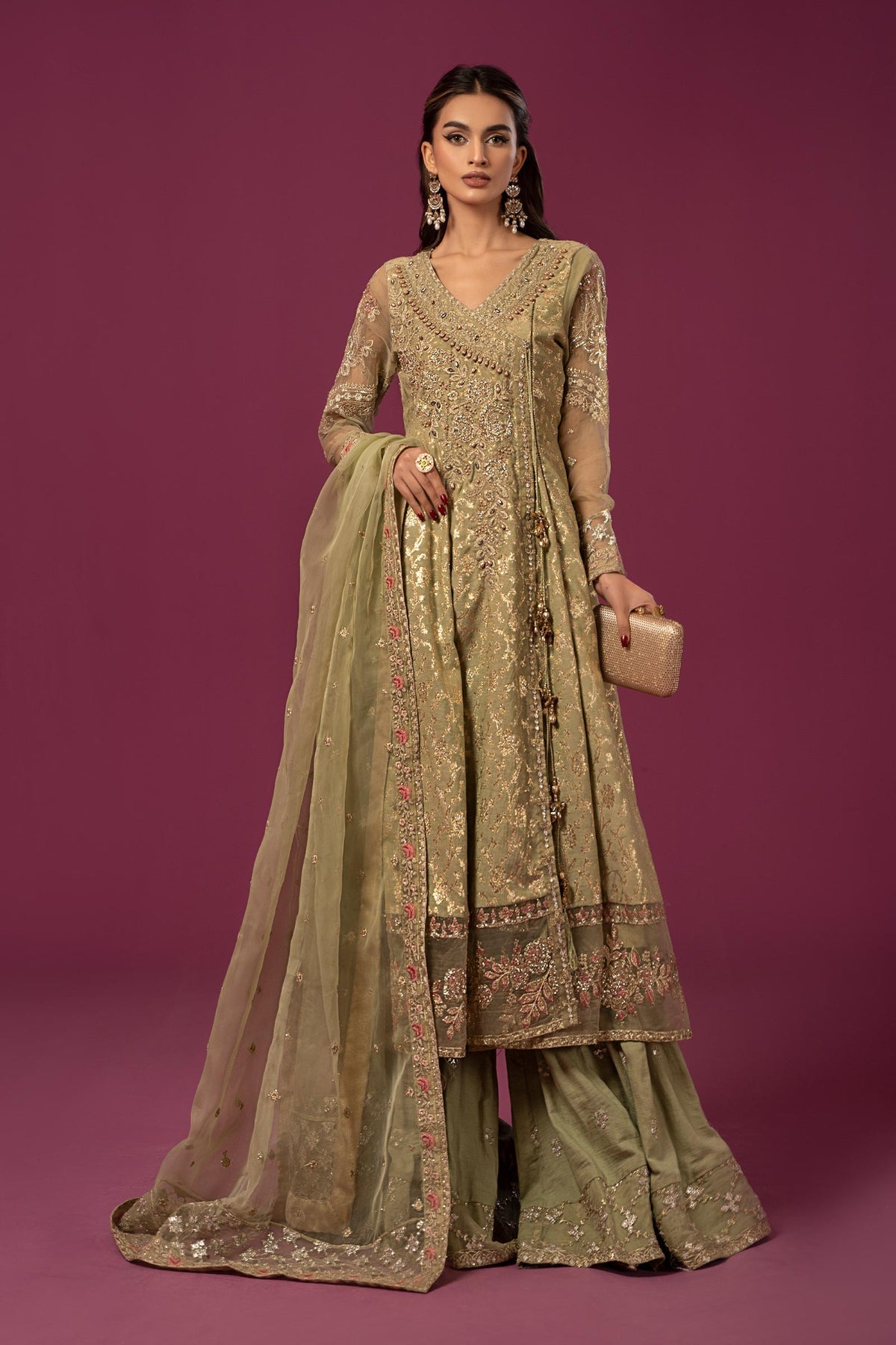 Maria B | Formal Wears | SF-EF24-70 -  Maria B Formal - Original Designer Dress - House of Maryam
