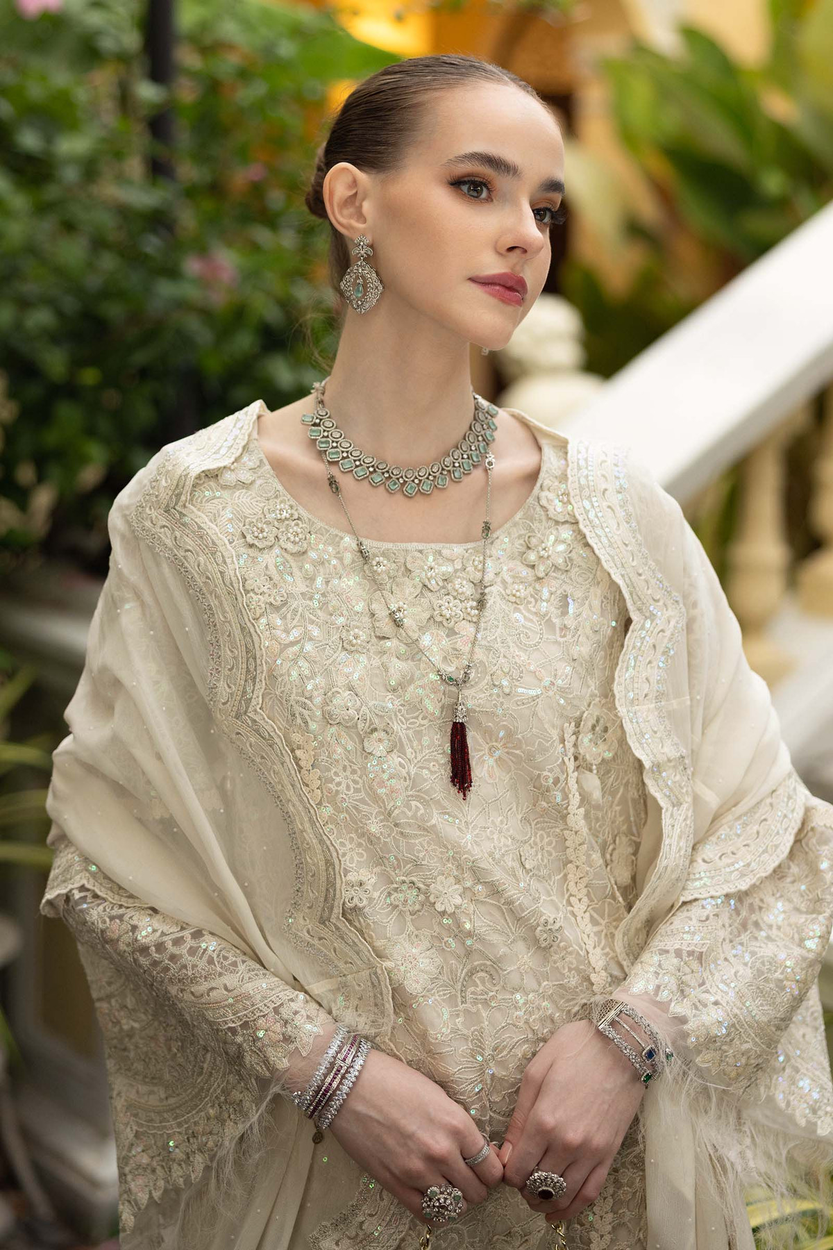 Maria B | Luxury Formals | SF-EF26-21-Off White, image 3