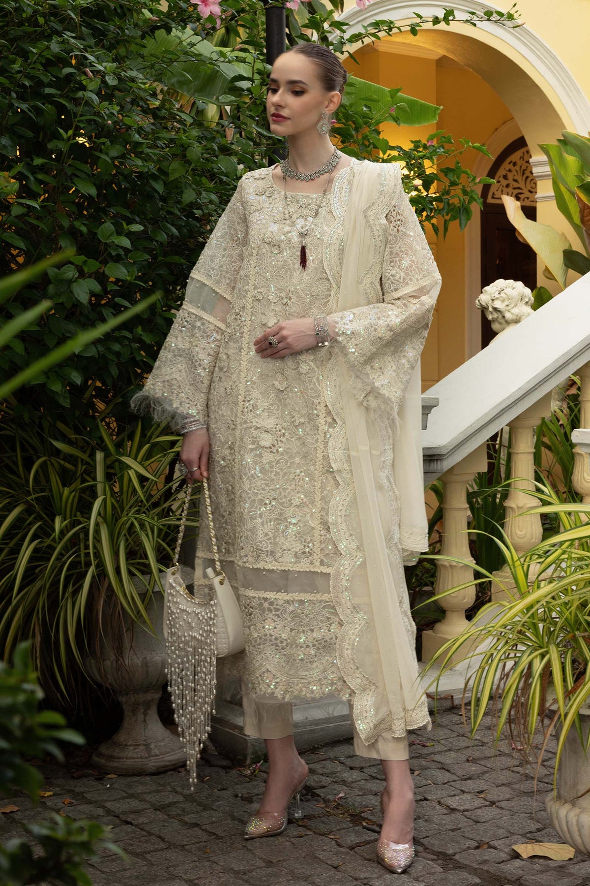 Maria B | Luxury Formals | SF-EF26-21-Off White, image 4