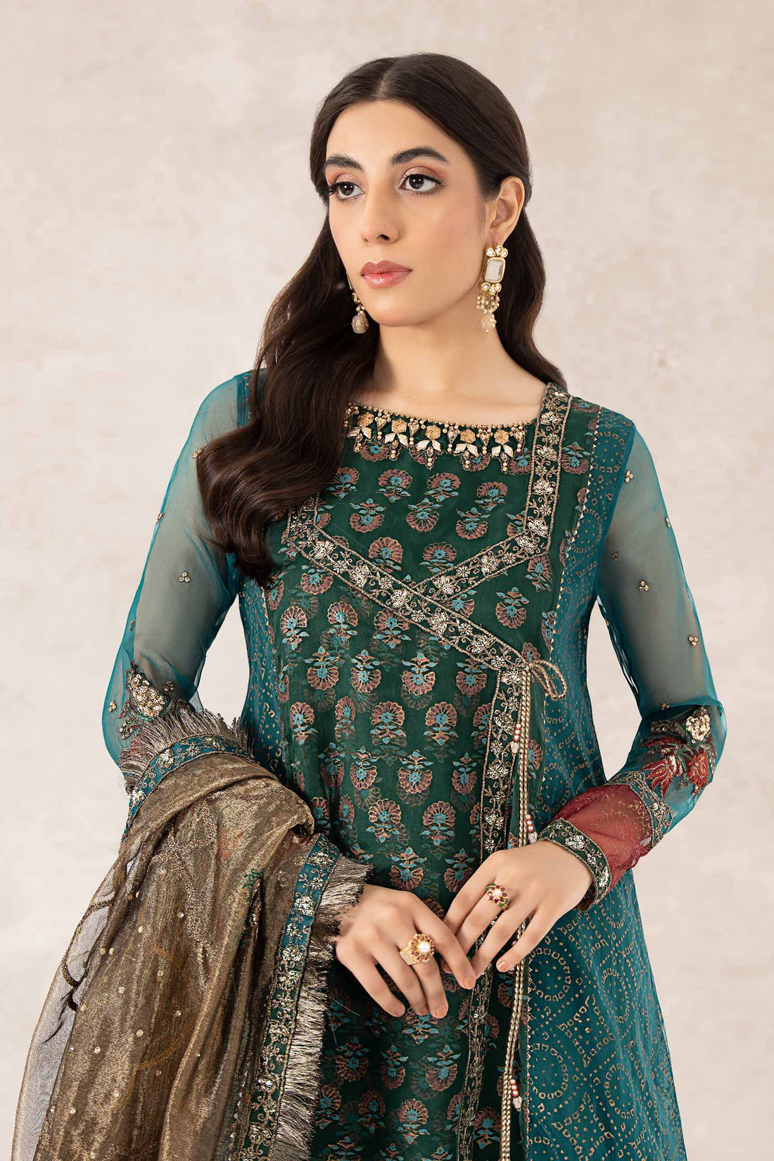 Maira B | Ready to Wear | SF-PF24-06 -  Maria B Luxury Formals -  House of Maryam