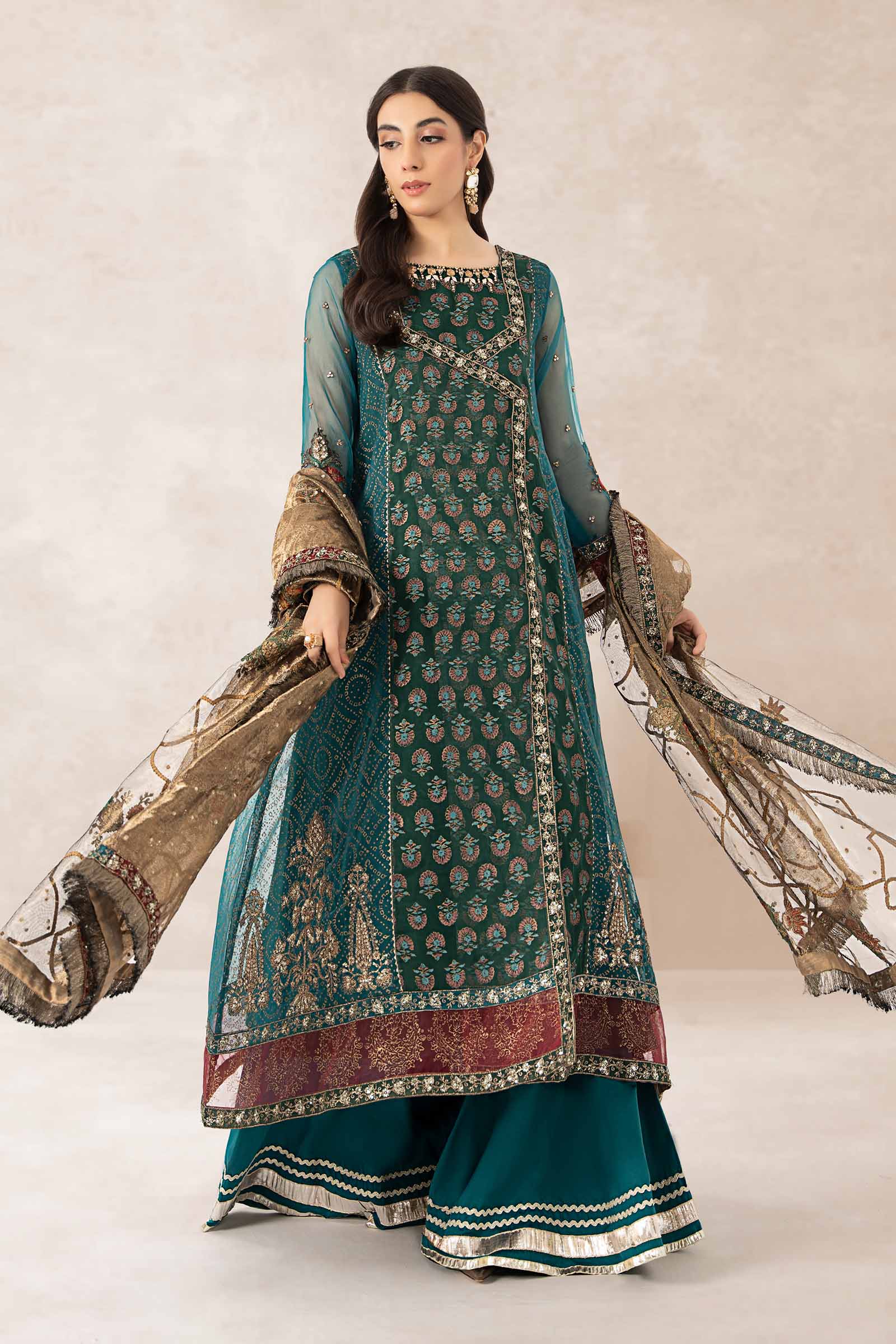 Maira B | Ready to Wear | SF-PF24-06 -  Maria B Luxury Formals -  House of Maryam