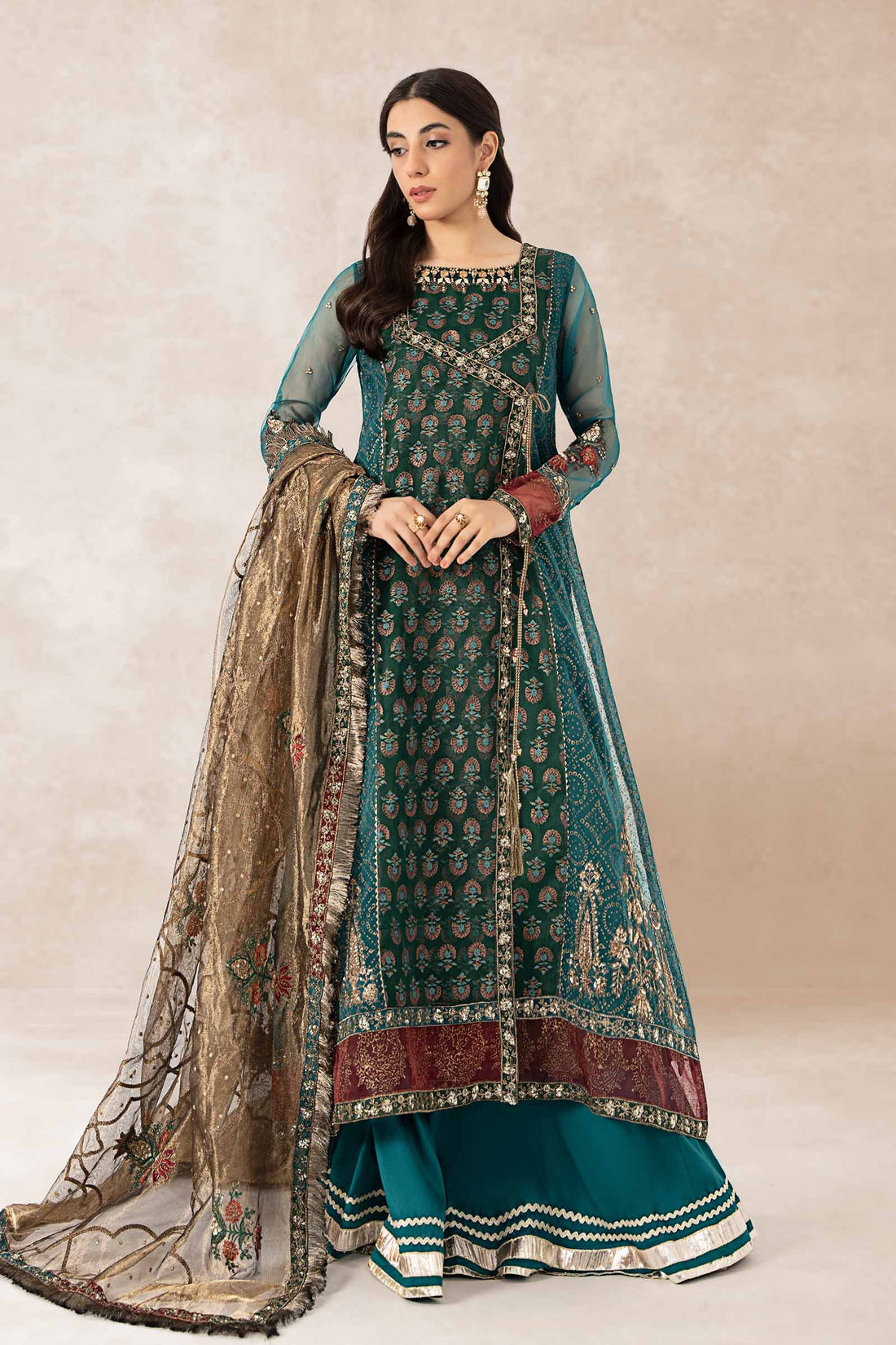 Maira B | Ready to Wear | SF-PF24-06 -  Maria B Luxury Formals -  House of Maryam