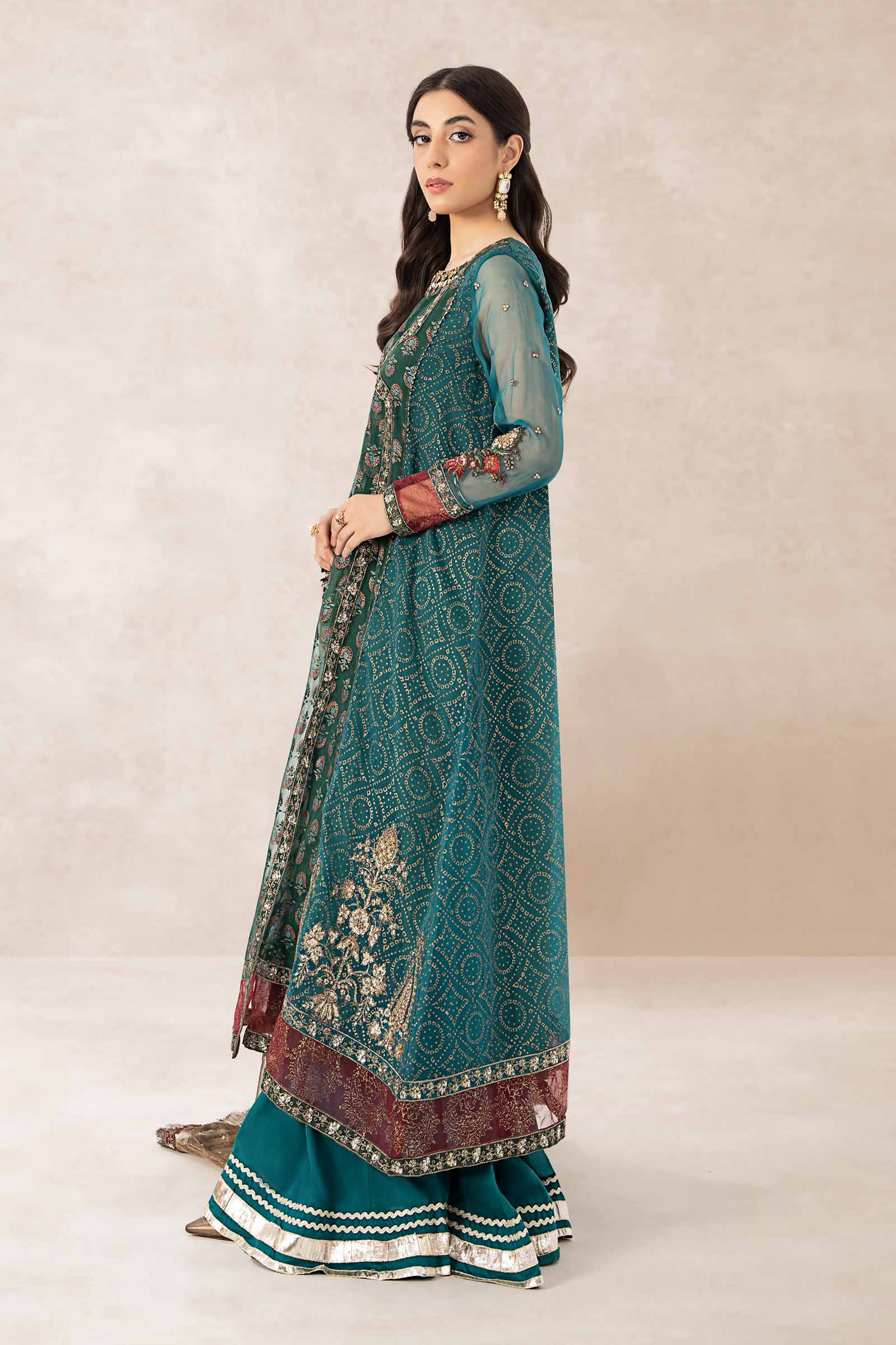 Maira B | Ready to Wear | SF-PF24-06 -  Maria B Luxury Formals -  House of Maryam