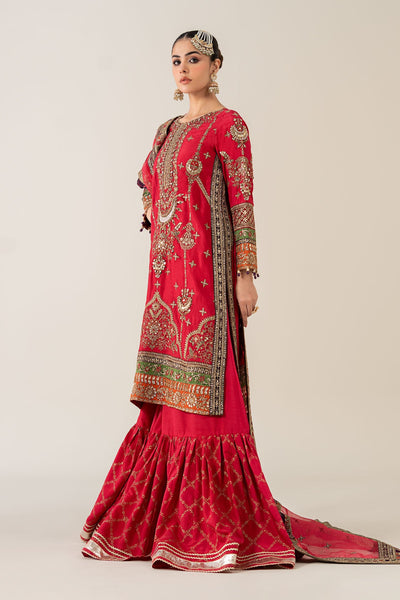 Maria B | Pre Fall 25 | Bamber Raw Silk Suit 14 -  Maria B Ladies Clothes - Original Designer Dress - House of Maryam