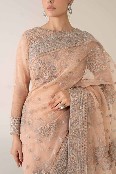 Maria B | Pre Fall 25 | Organza Saree 09 -  Maria B Ladies Clothes - Original Designer Dress - House of Maryam