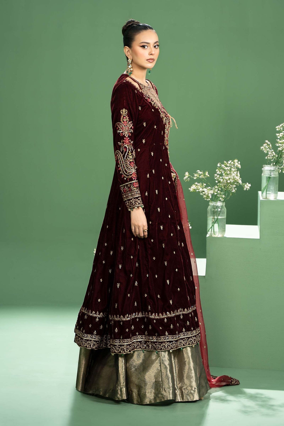 Maria b | Formal Wears | SF-W24-02 -  Maria B Formal - Original Designer Dress - House of Maryam