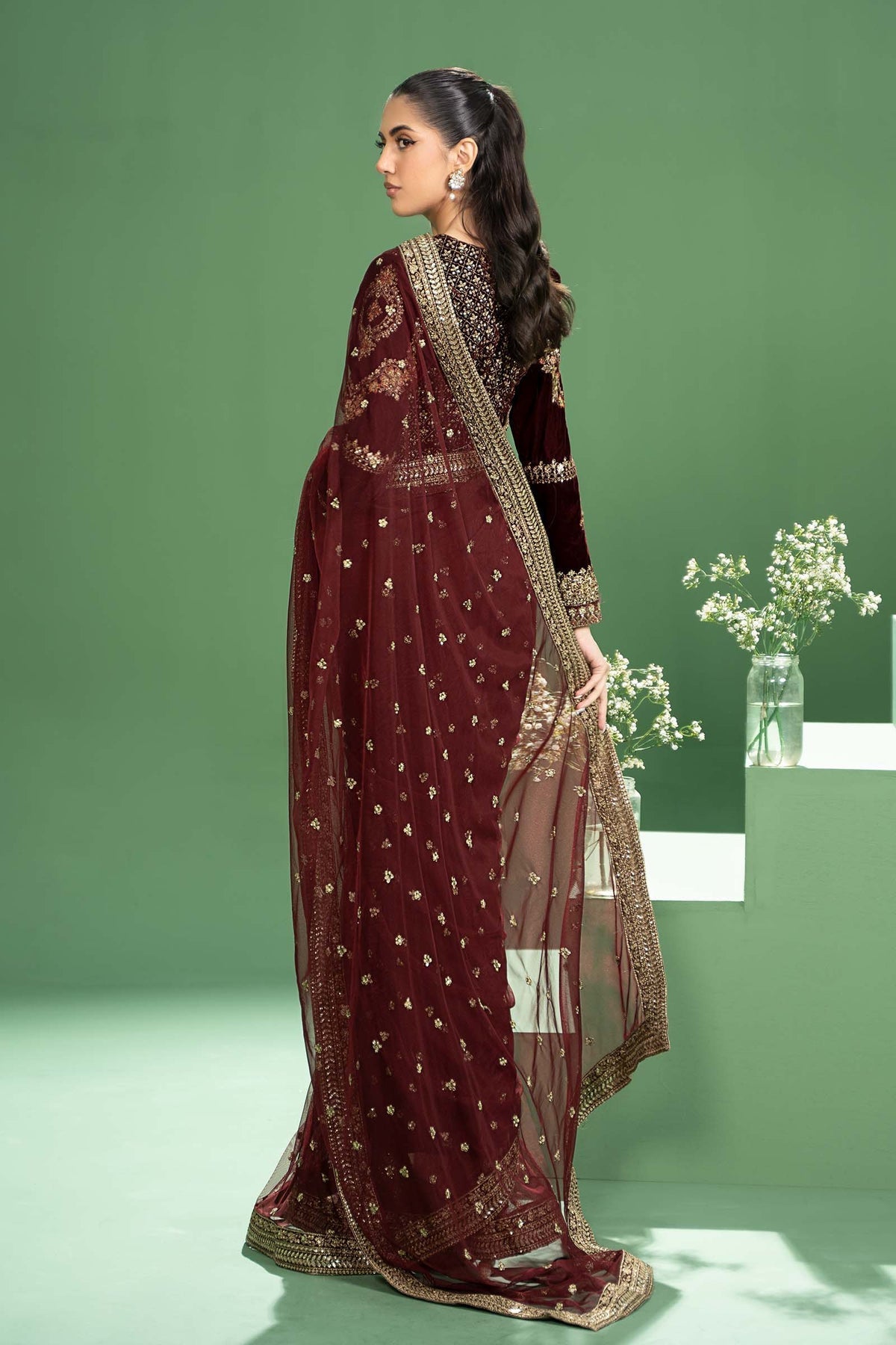 Maria b | Formal Wears | SF-W24-11 -  Maria B Formal - Original Designer Dress - House of Maryam