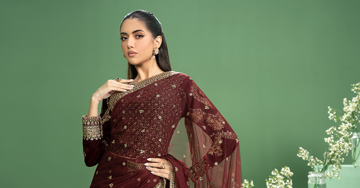 Maria b | Formal Wears | SF-W24-11 -  Maria B Formal - Original Designer Dress - House of Maryam