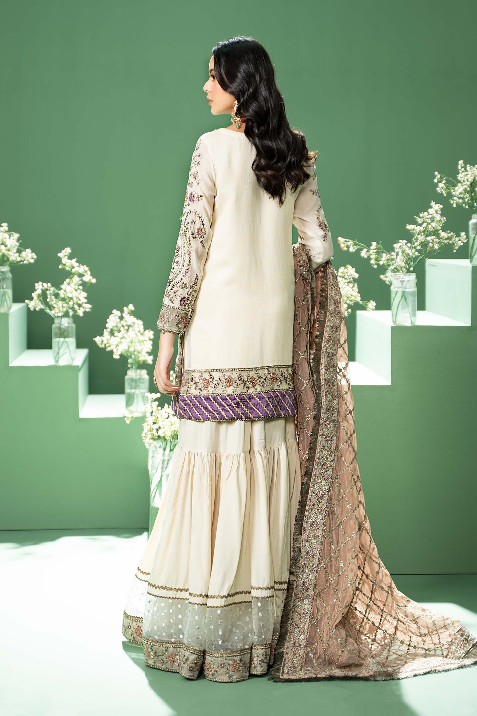 Maira B | Ready to Wear | SF-W24-45 -  Maria B Luxury Formals -  House of Maryam
