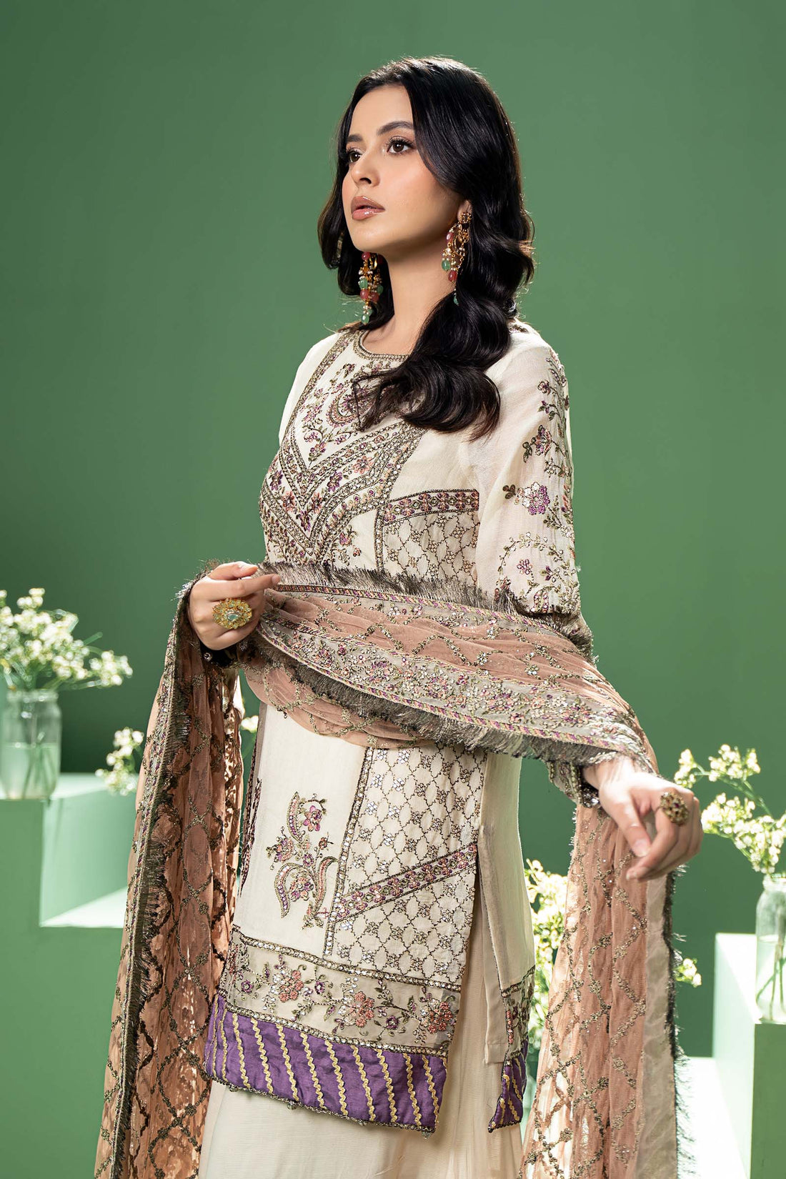Maira B | Ready to Wear | SF-W24-45 -  Maria B Luxury Formals -  House of Maryam