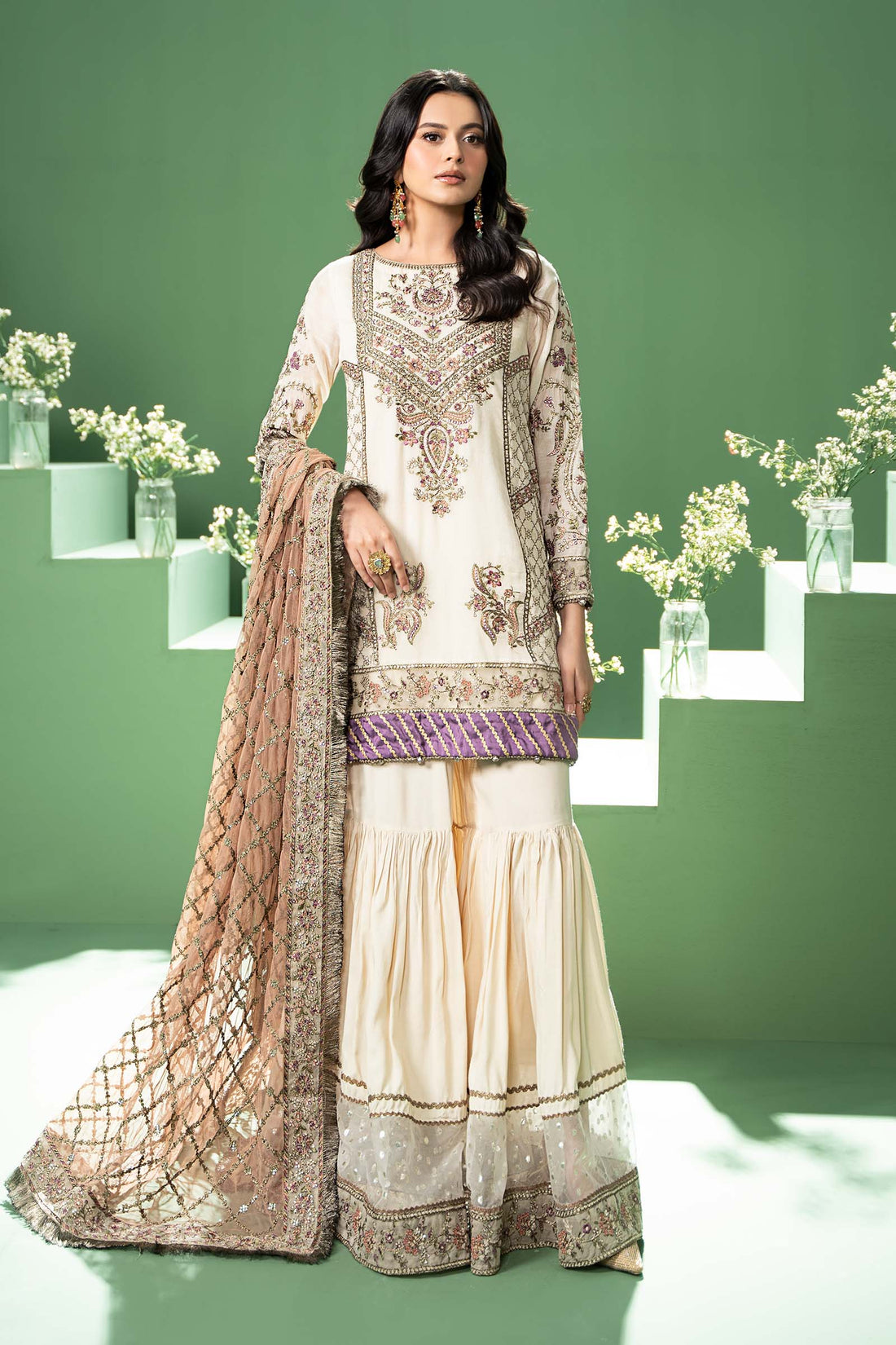 Maira B | Ready to Wear | SF-W24-45 -  Maria B Luxury Formals -  House of Maryam