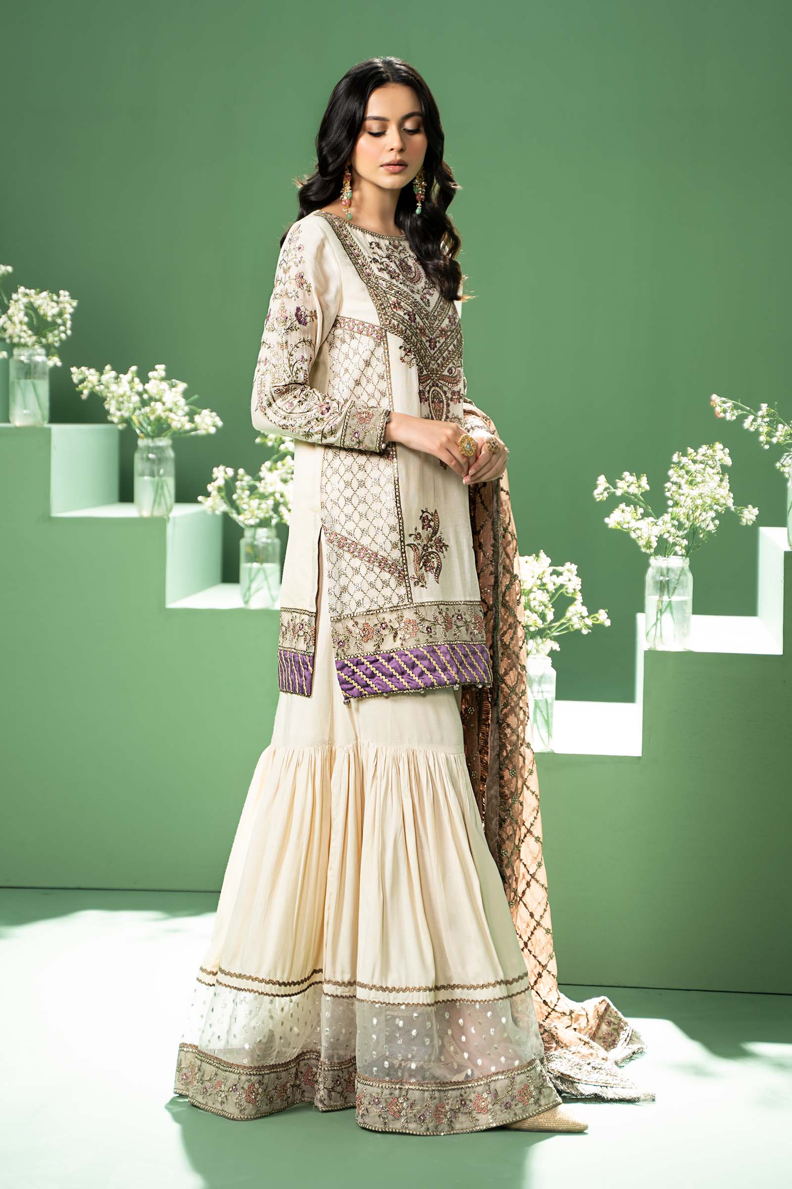 Maira B | Ready to Wear | SF-W24-45 -  Maria B Luxury Formals -  House of Maryam