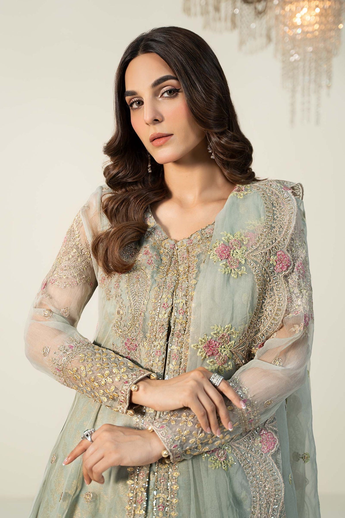 Maria B | Formal Wears | SF-W24-01 -  Maria B Formal - Original Designer Dress - House of Maryam