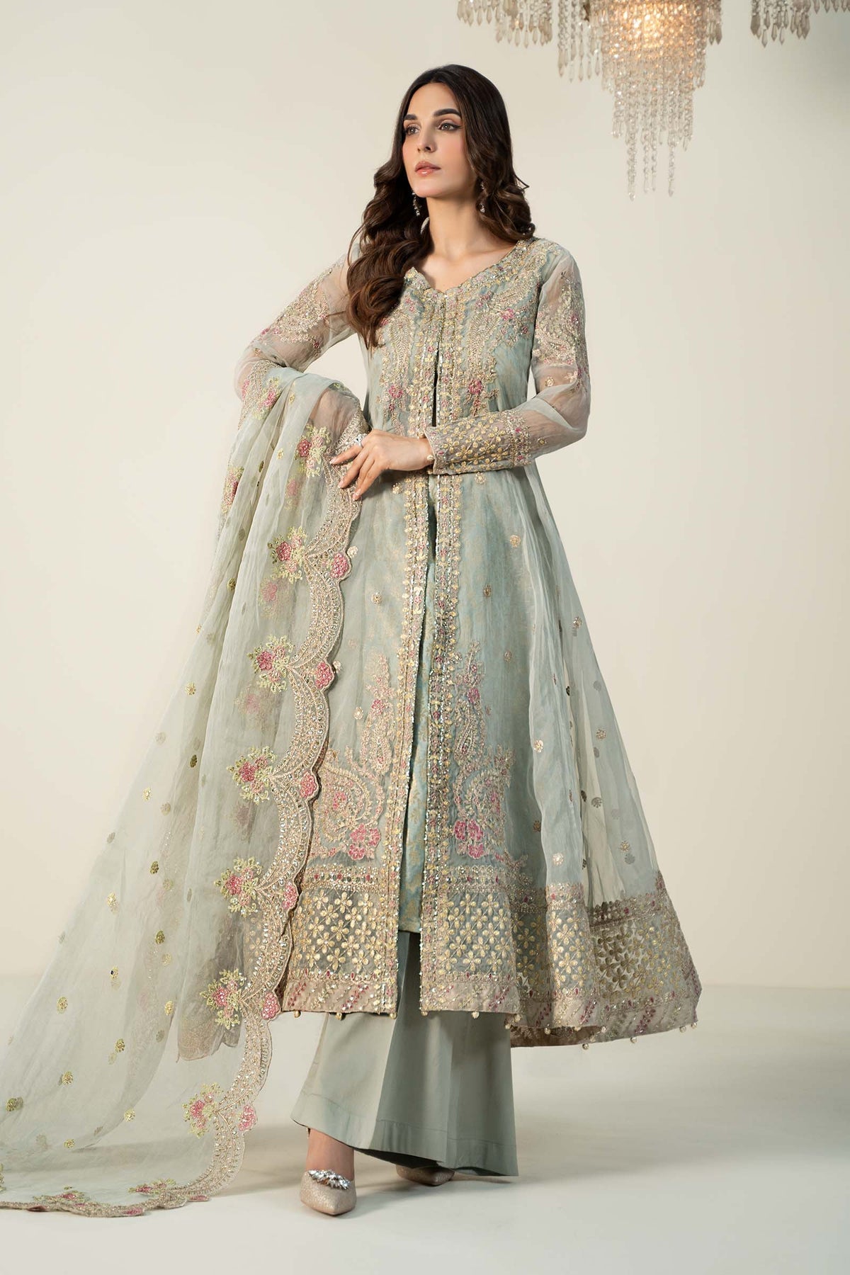 Maria B | Formal Wears | SF-W24-01 -  Maria B Formal - Original Designer Dress - House of Maryam