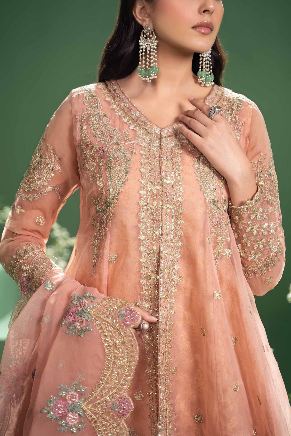 Maria b | Formal Wears | SF-W24-01 -  Maria B Formal - Original Designer Dress - House of Maryam