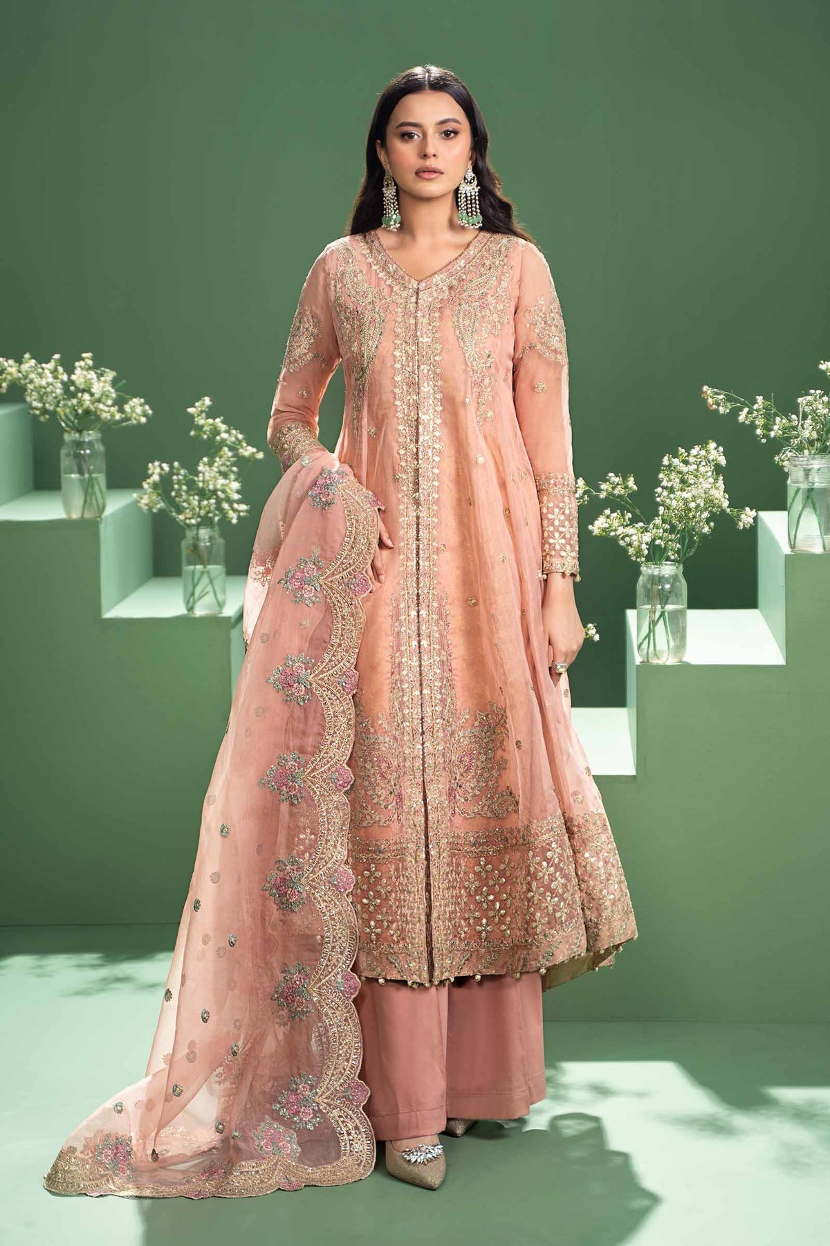 Maria b | Formal Wears | SF-W24-01 -  Maria B Formal - Original Designer Dress - House of Maryam