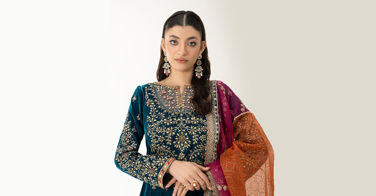 Maira B | Ready to Wear | SF-W24-05 -  Maria B Luxury Formals -  House of Maryam