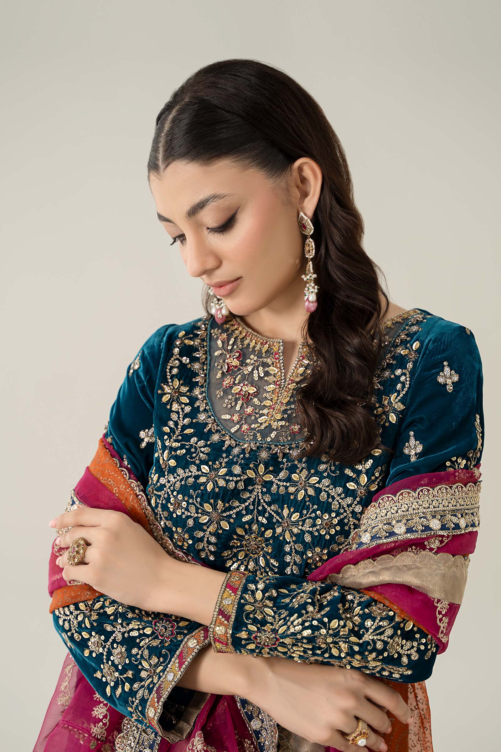 Maira B | Ready to Wear | SF-W24-05 -  Maria B Luxury Formals -  House of Maryam