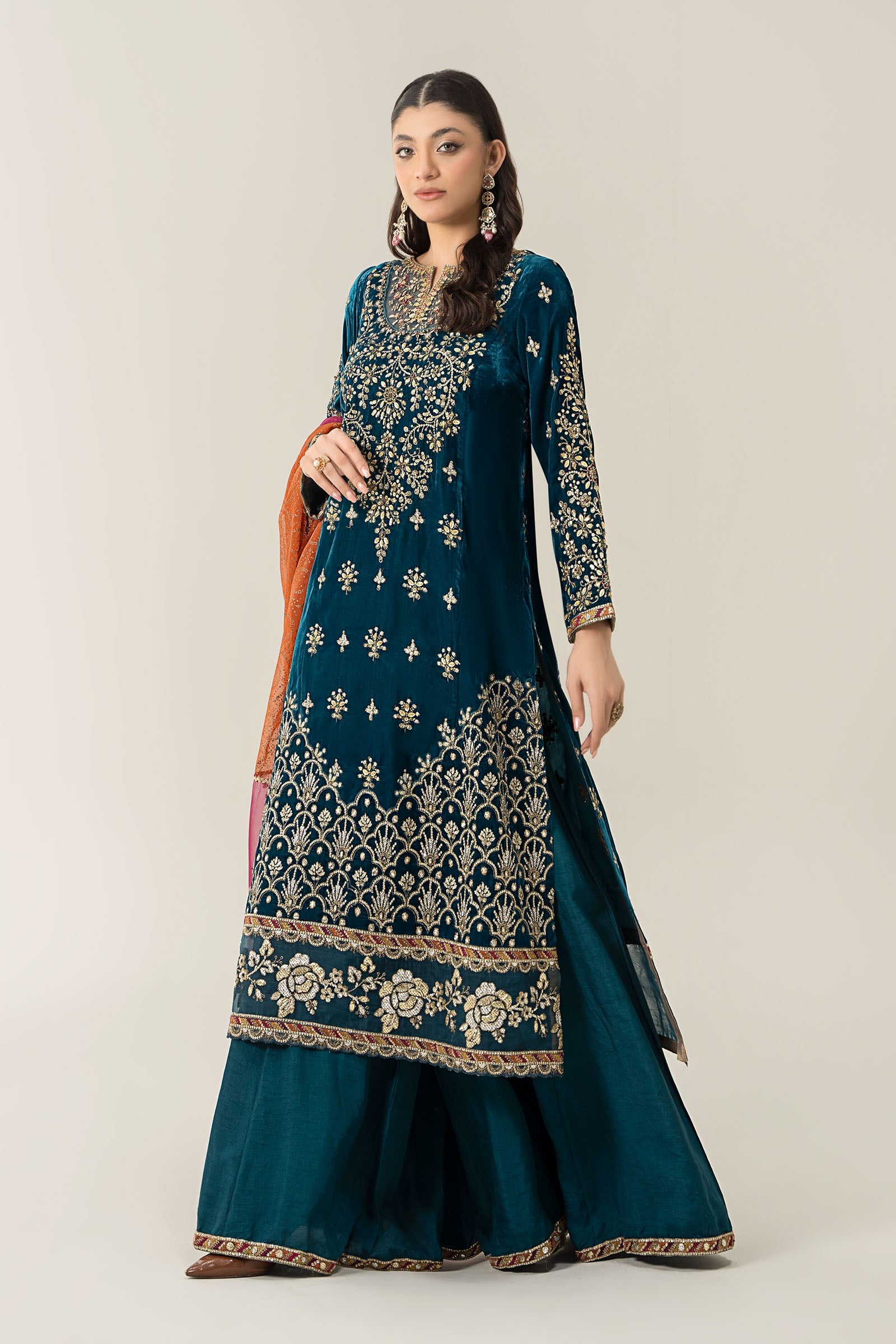Maira B | Ready to Wear | SF-W24-05 -  Maria B Luxury Formals -  House of Maryam