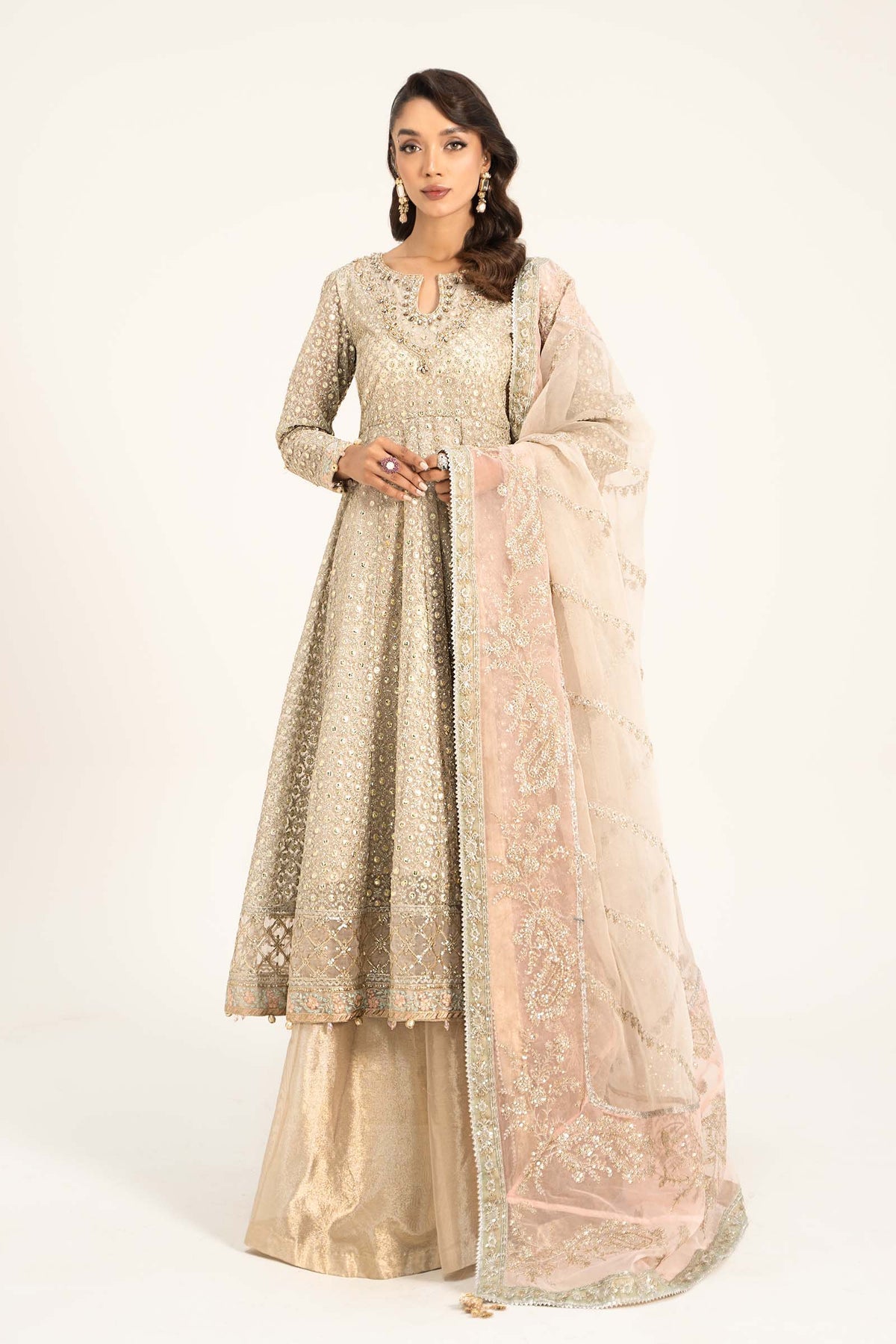Maria b | Formal Wears | SF-W24-07 -  Maria B Formal - Original Designer Dress - House of Maryam