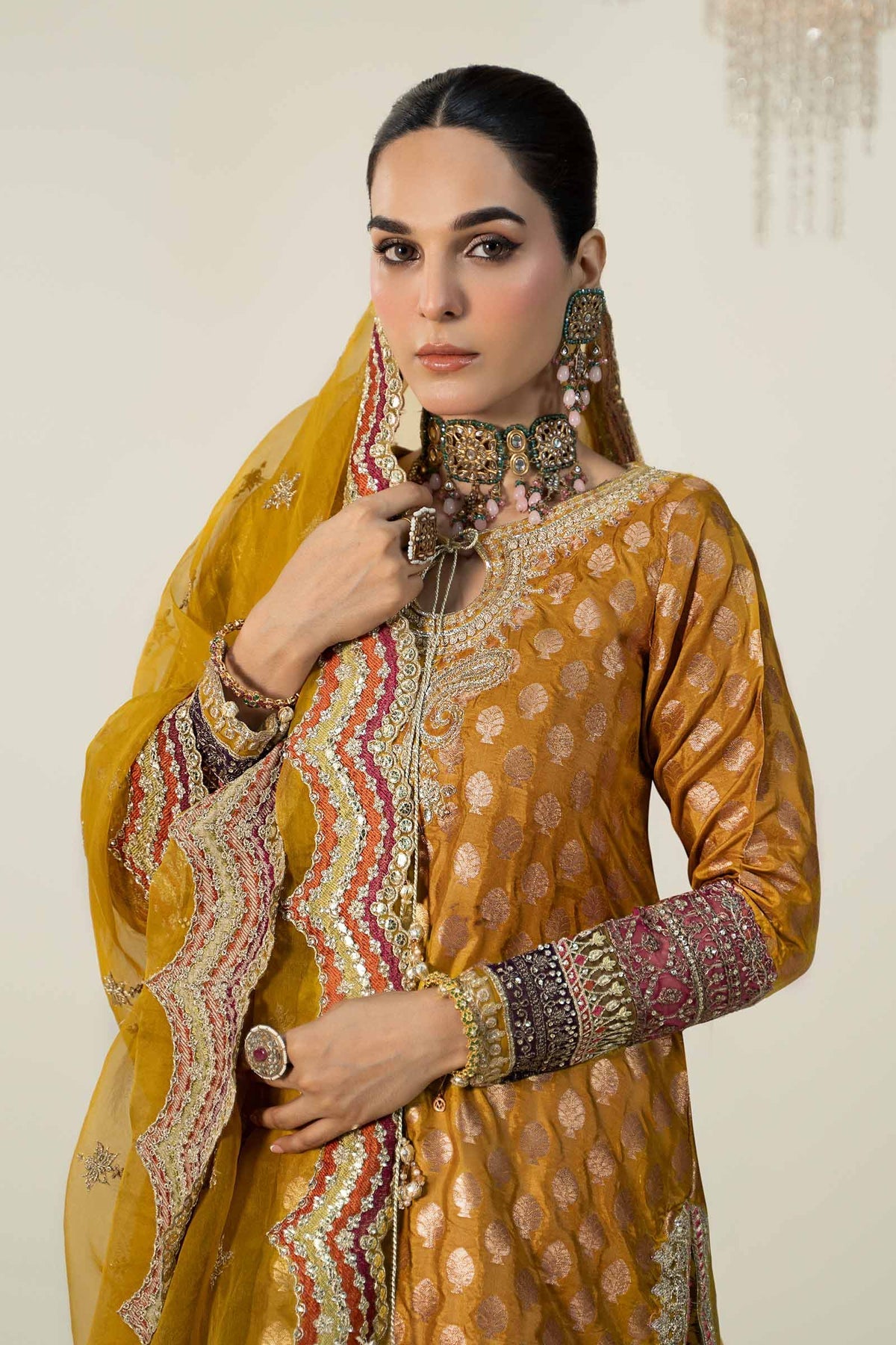 Maria B | Formal Wears | SF-W24-08 -  Maria B Formal - Original Designer Dress - House of Maryam
