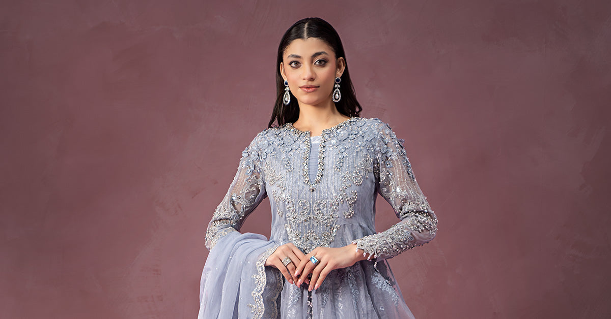 Maira B | Ready to Wear | SF-W24-10 -  Maria B Luxury Formals -  House of Maryam